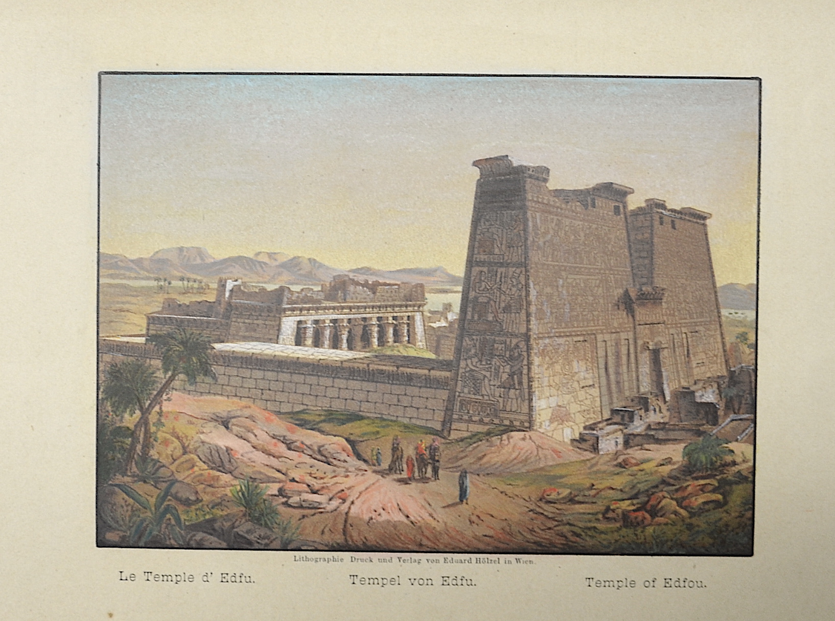 Hoelzel  Tempel von Edfou