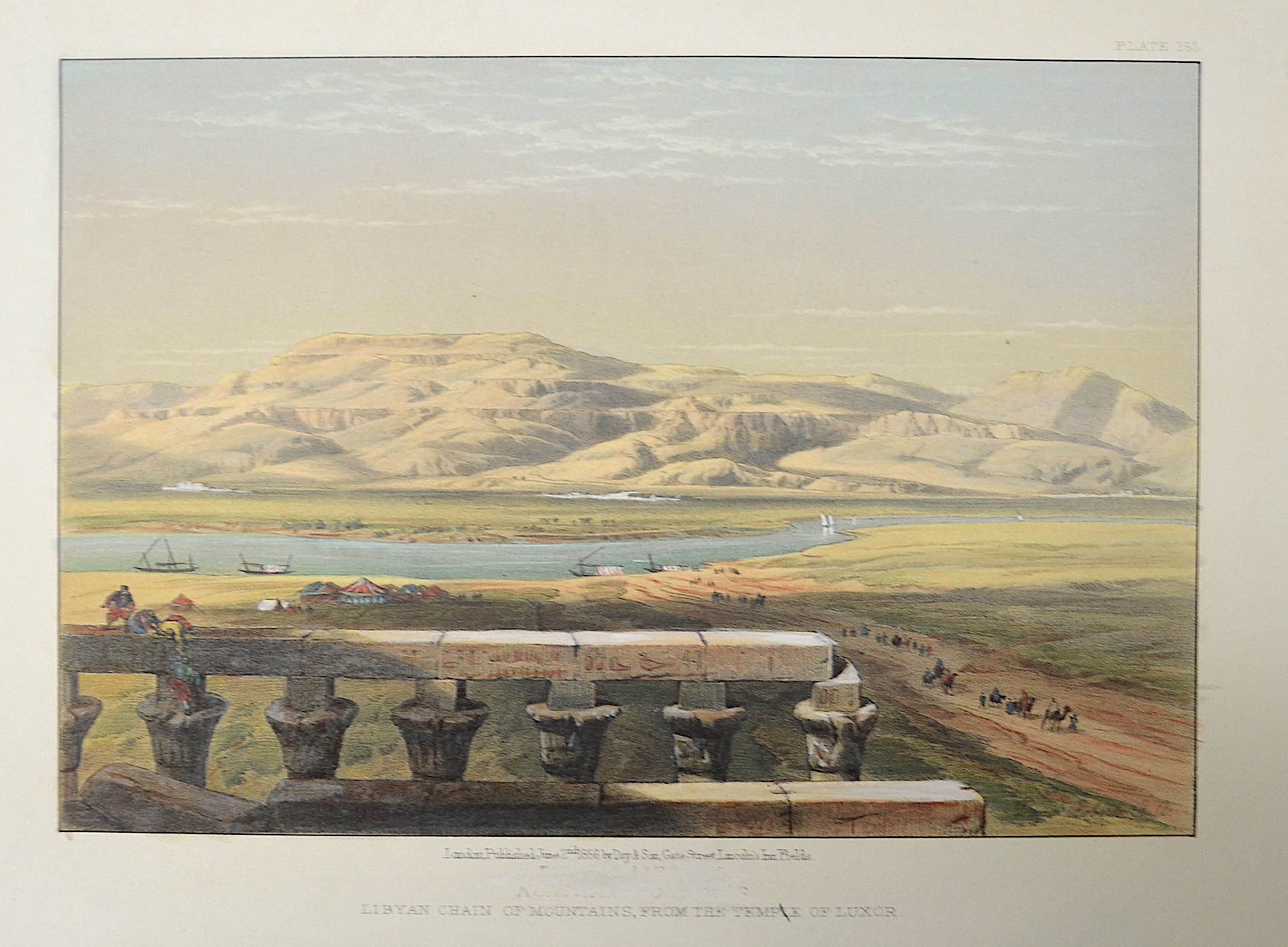 Vaugondy, de Didier/ Gilles Robert Lybien chain of mountains, from the temle of Luxor