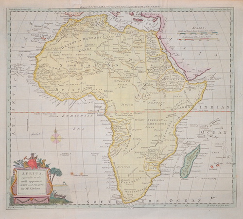 Kitchin (Kitchen)  Africa, agreeable to the most approved Maps and Charts, By Mr. Kitchen.
