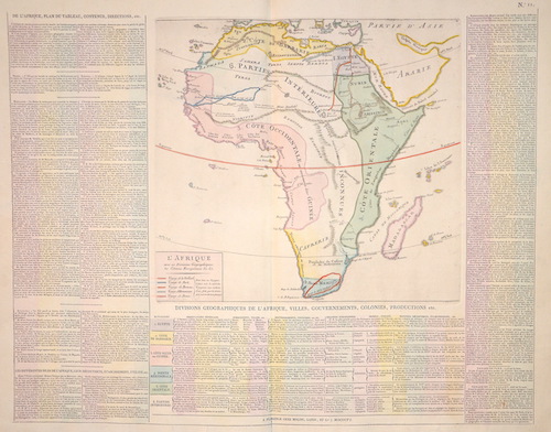 Molini  L’Afrique avec ses Divisions Geographiques, les Colonies Europeennes ..