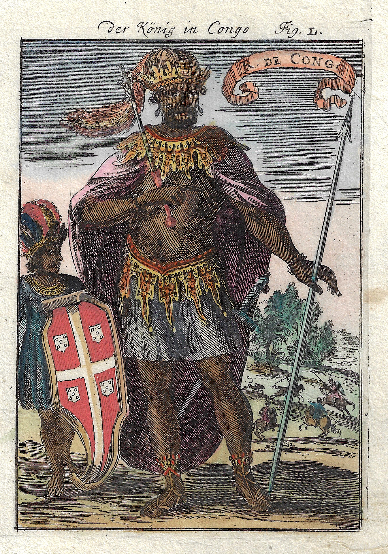 Mallet  Der König in Congo Fig. L. / R. de Congo