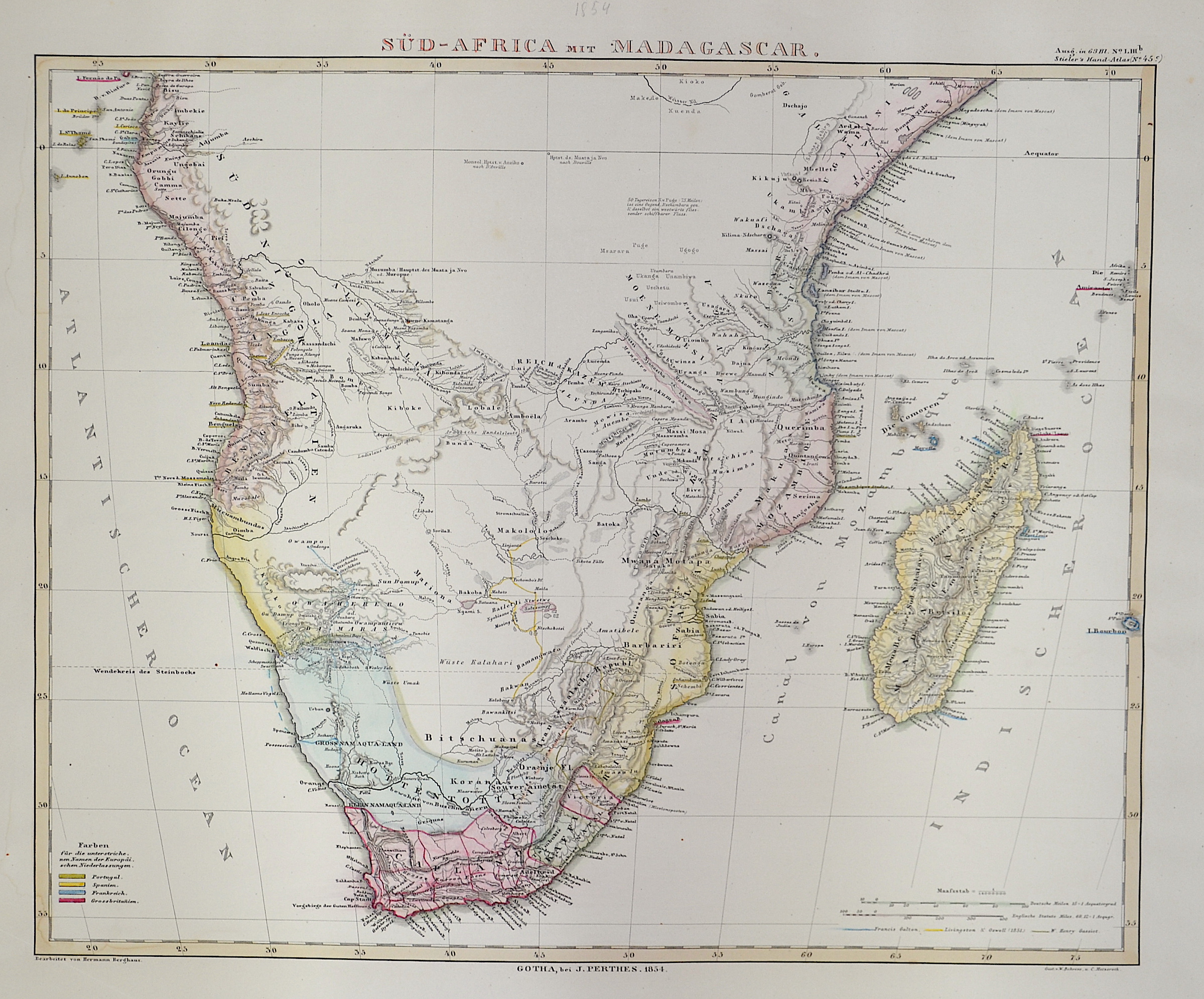 Perthes Justus Süd- Africa mit Madagascar