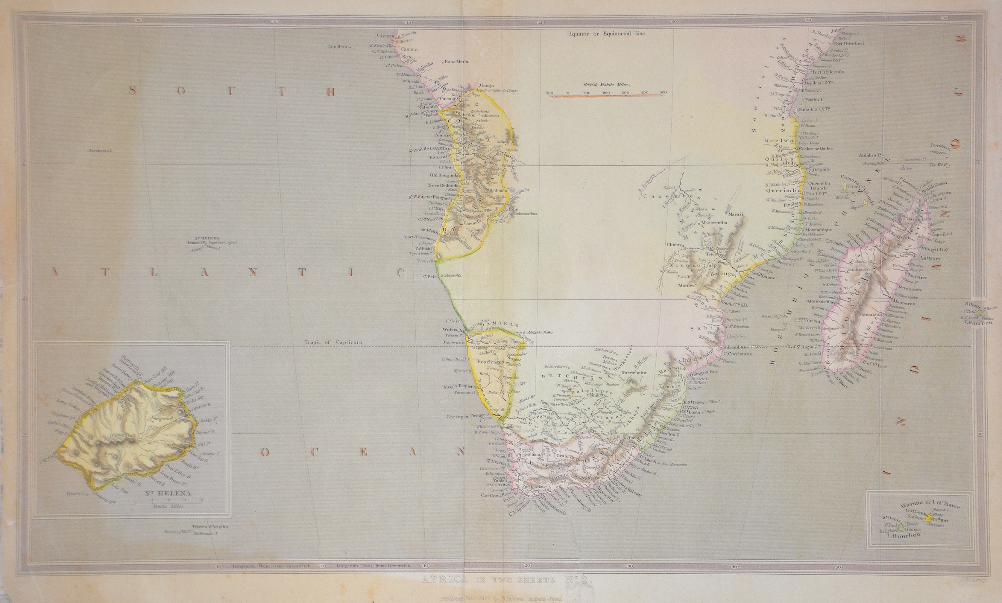 Fellowes B. Africa in two sheets No 2.