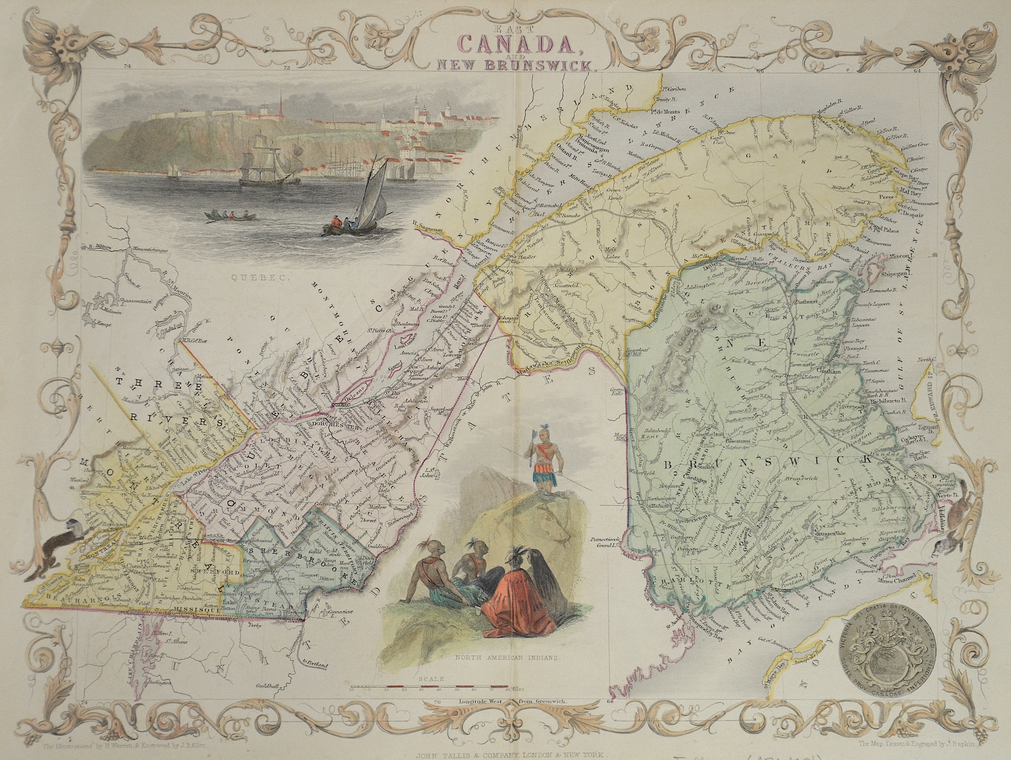 Tallis John East Canada and New Brunswick