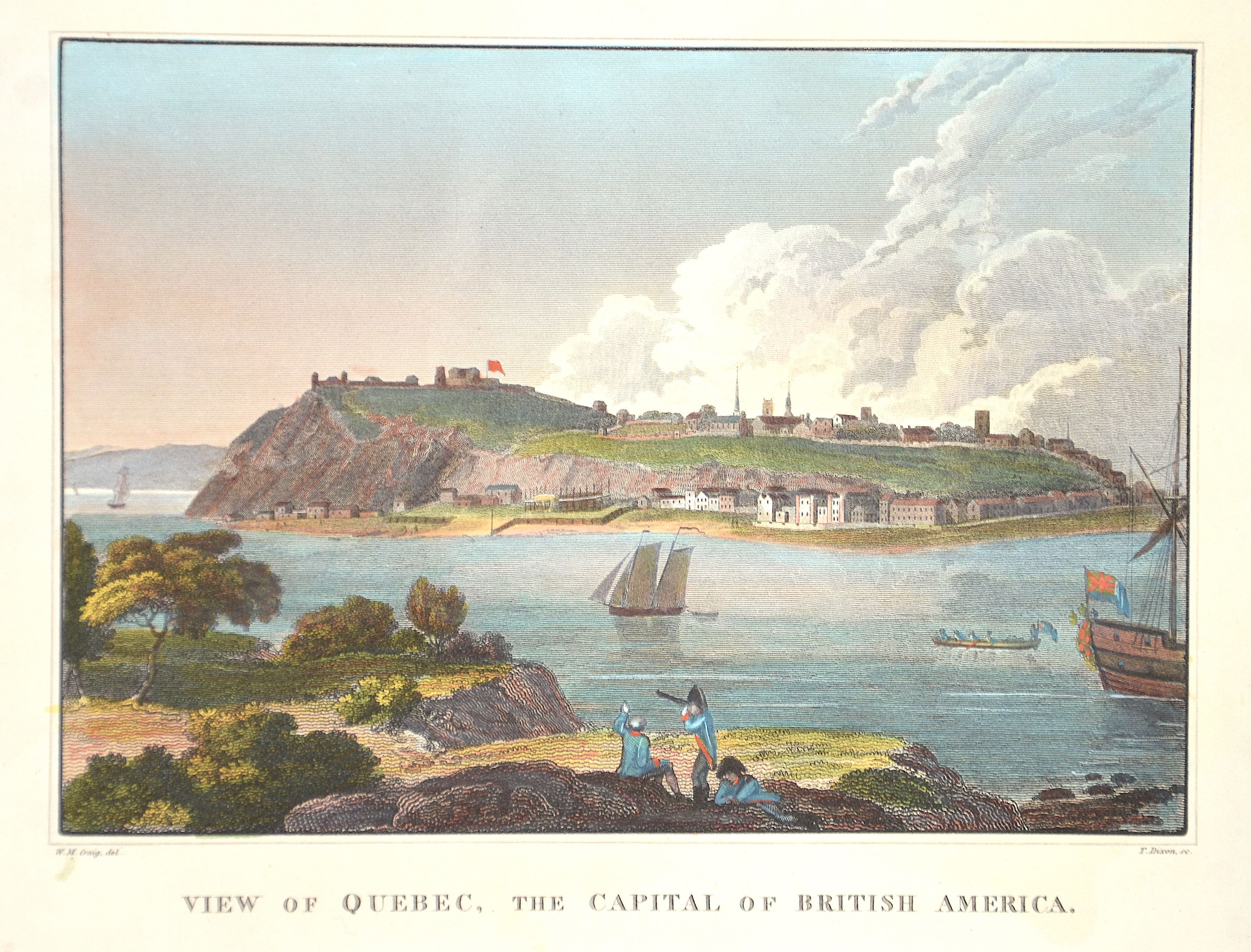 Dixon  View of Quebec, the Capital of British America.
