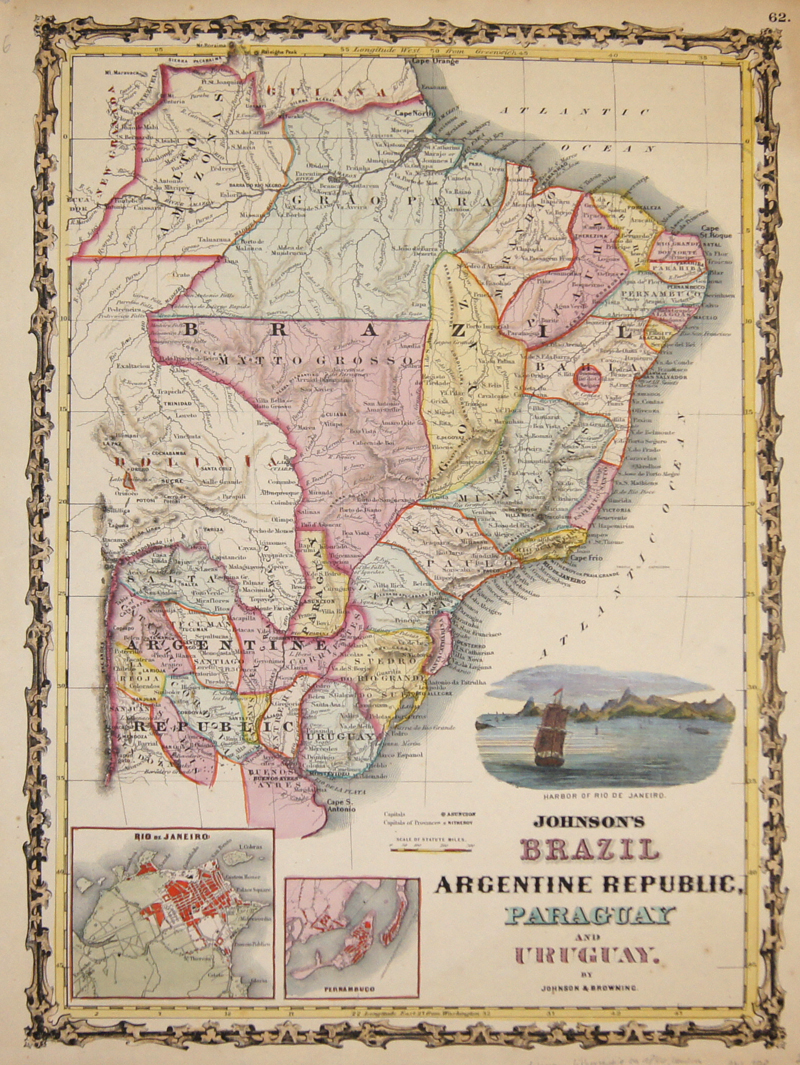 Johnston Alexander Keith Johnson´s Brasil: Argentine Republic, Paraguay and Urugay