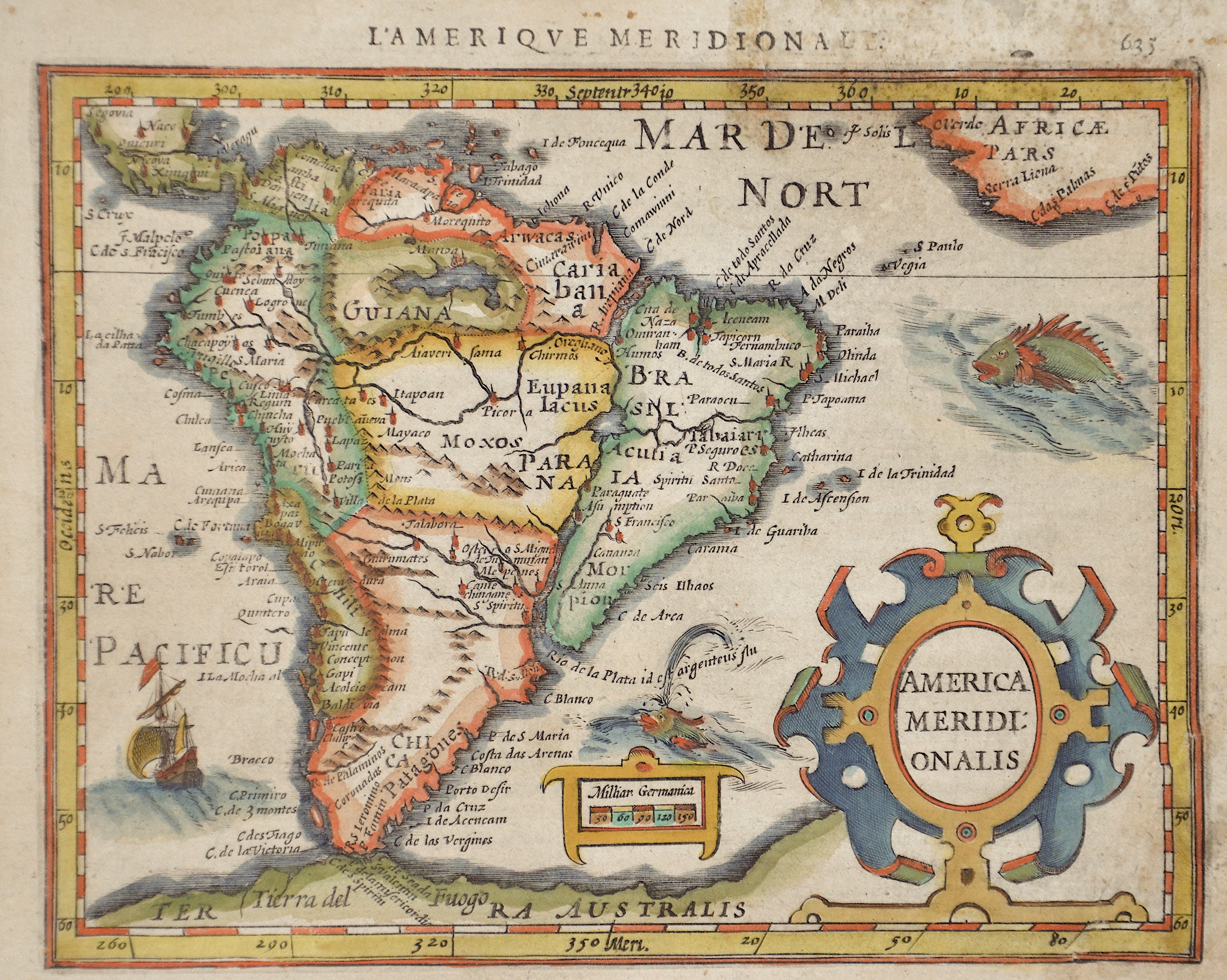 Mercator  America meridionalis