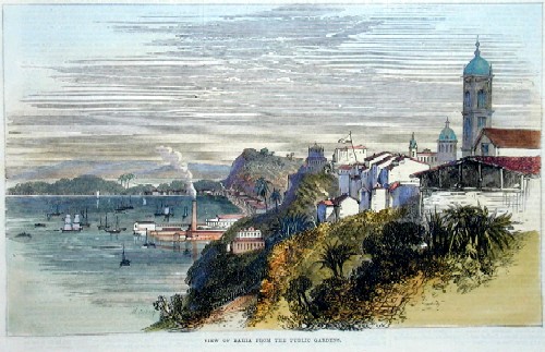 Anonymus  View of Bahia from the public gardens
