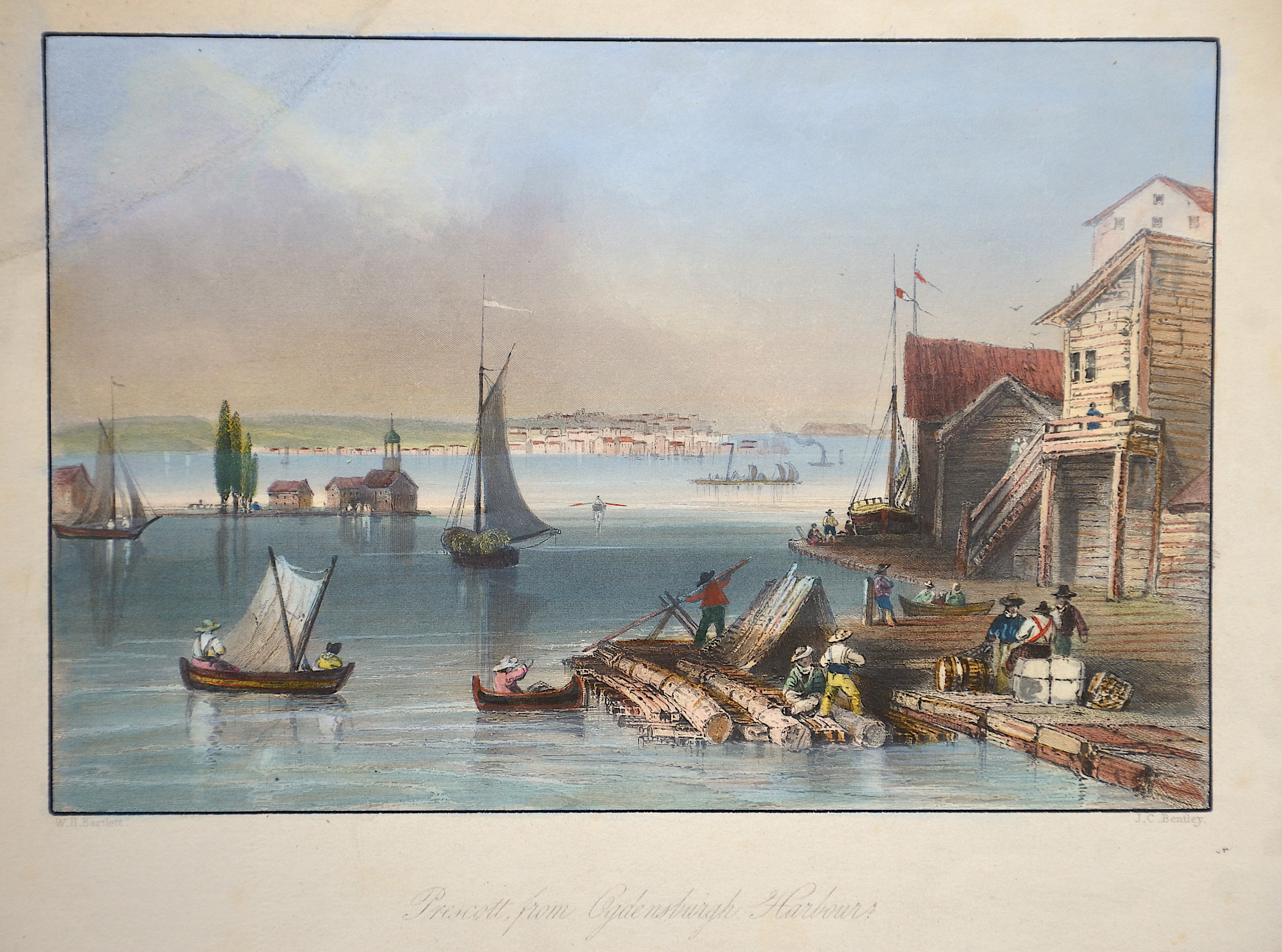 Bartlett Henry William Prescott, from Ogdensburgh Harbour.