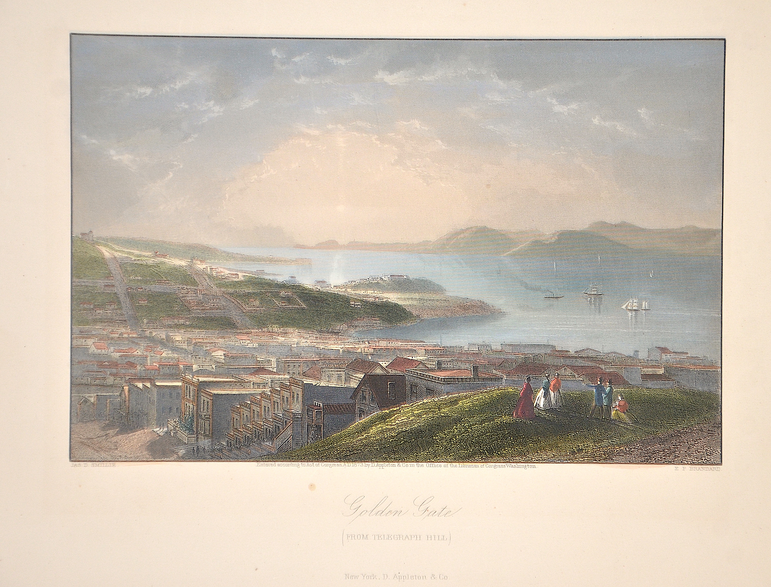 Brandard E. Golden Gate. (From Telegraph Hill)