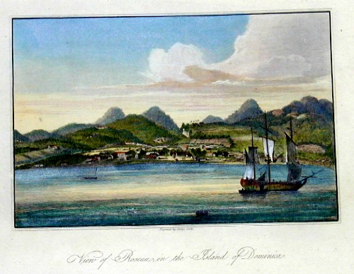 Cook  View of Roseau, in the island of Dominica