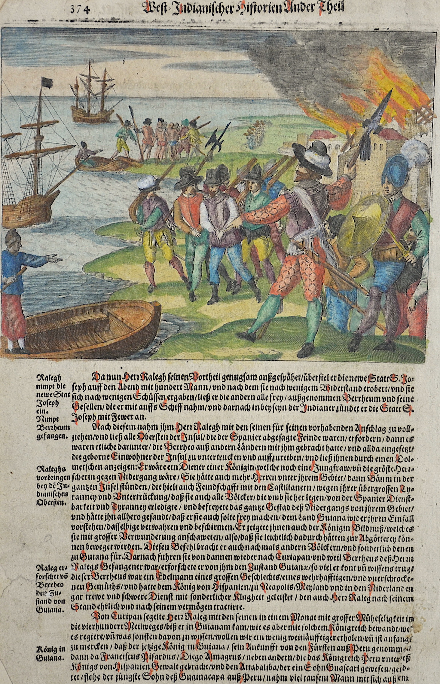 Bry, de Johann Israel & Johann Theodor 374 West-Indianischer Historien Ander Theil