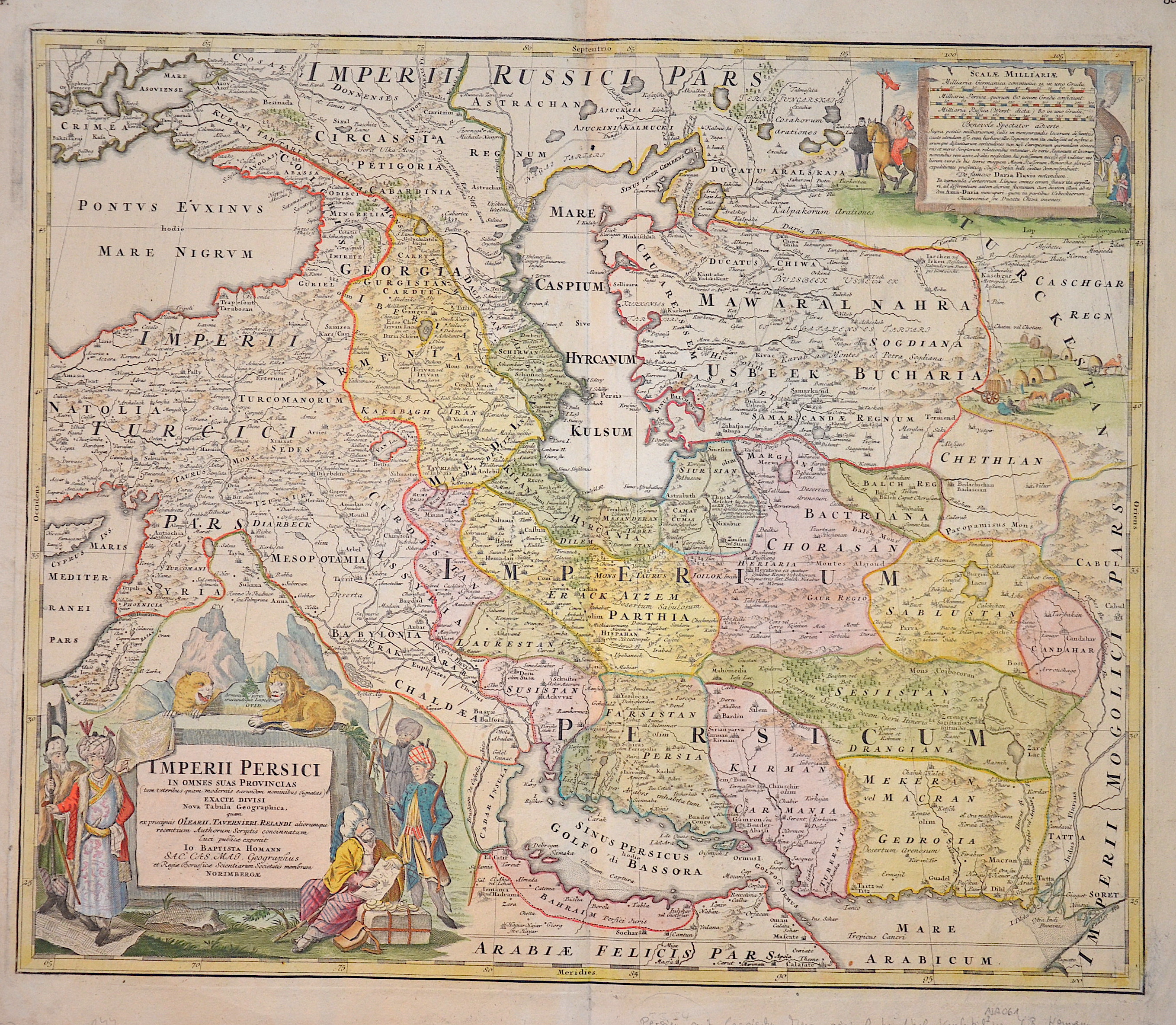 Homann Johann Babtiste Imperii Persici in omnes suas Provincias..