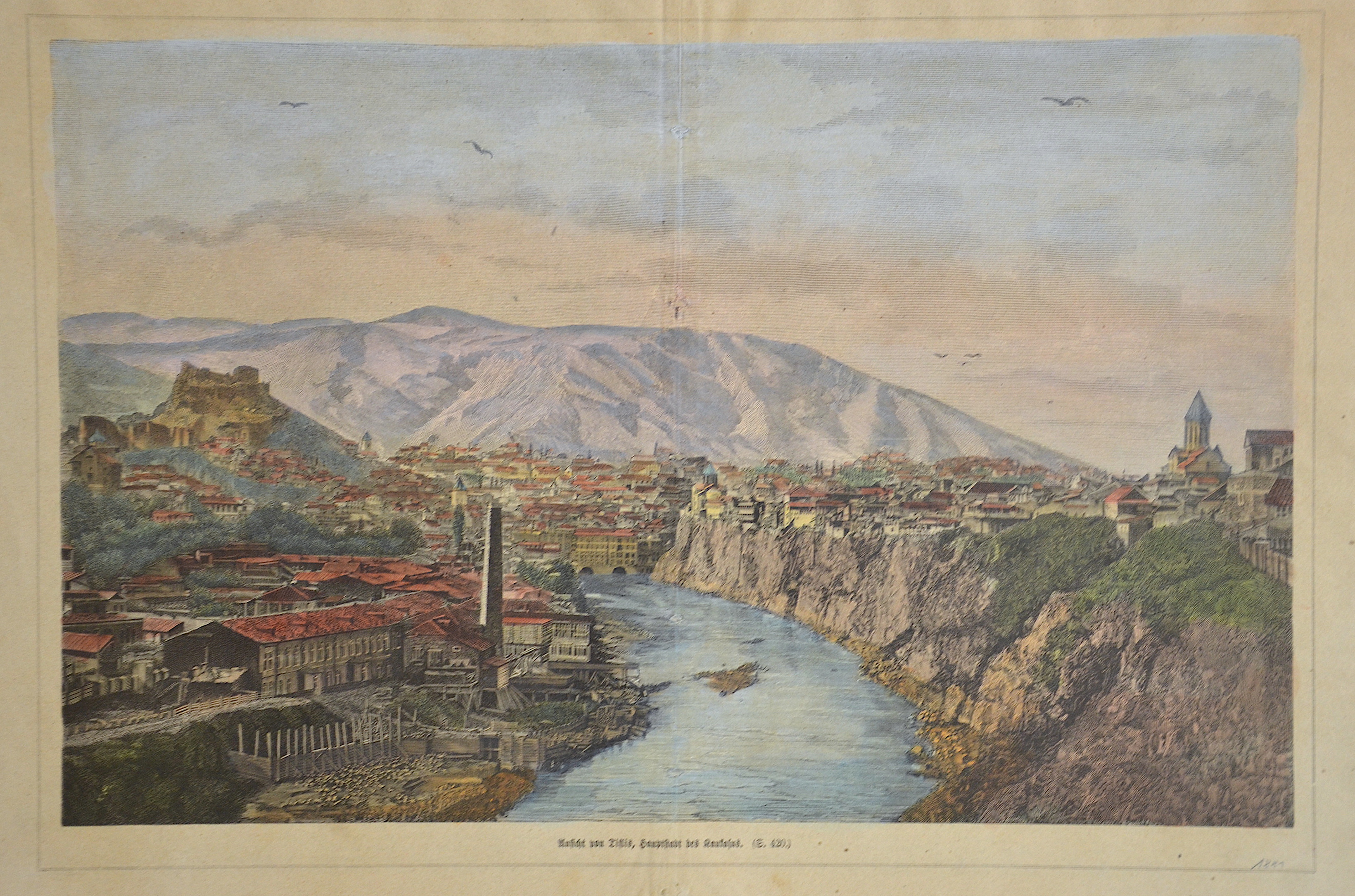 Anonymus  Ansicht von Tiflis, Hauptstadt des Kaukasus.