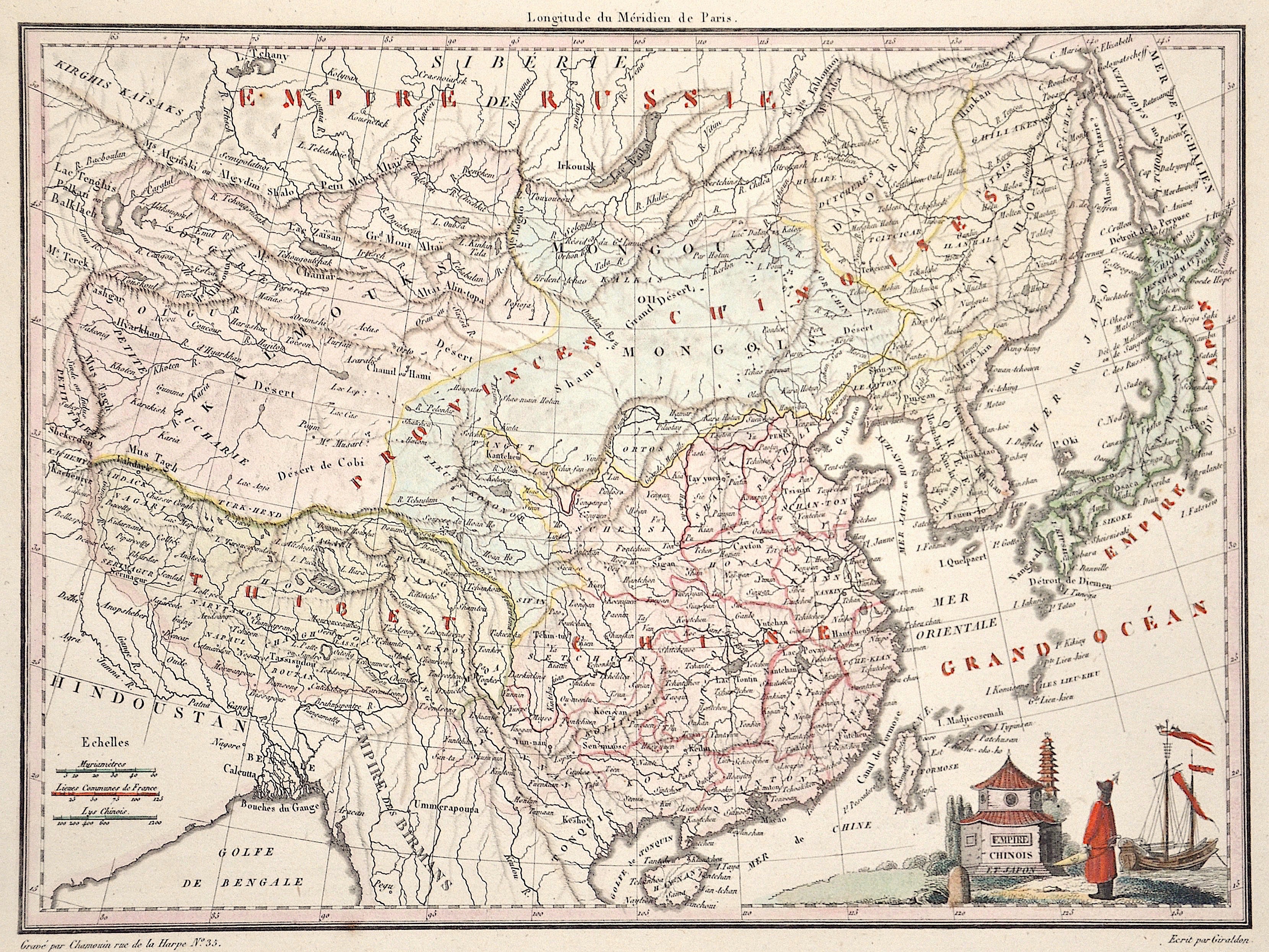 Giraldon  Empire Chinois et Japon
