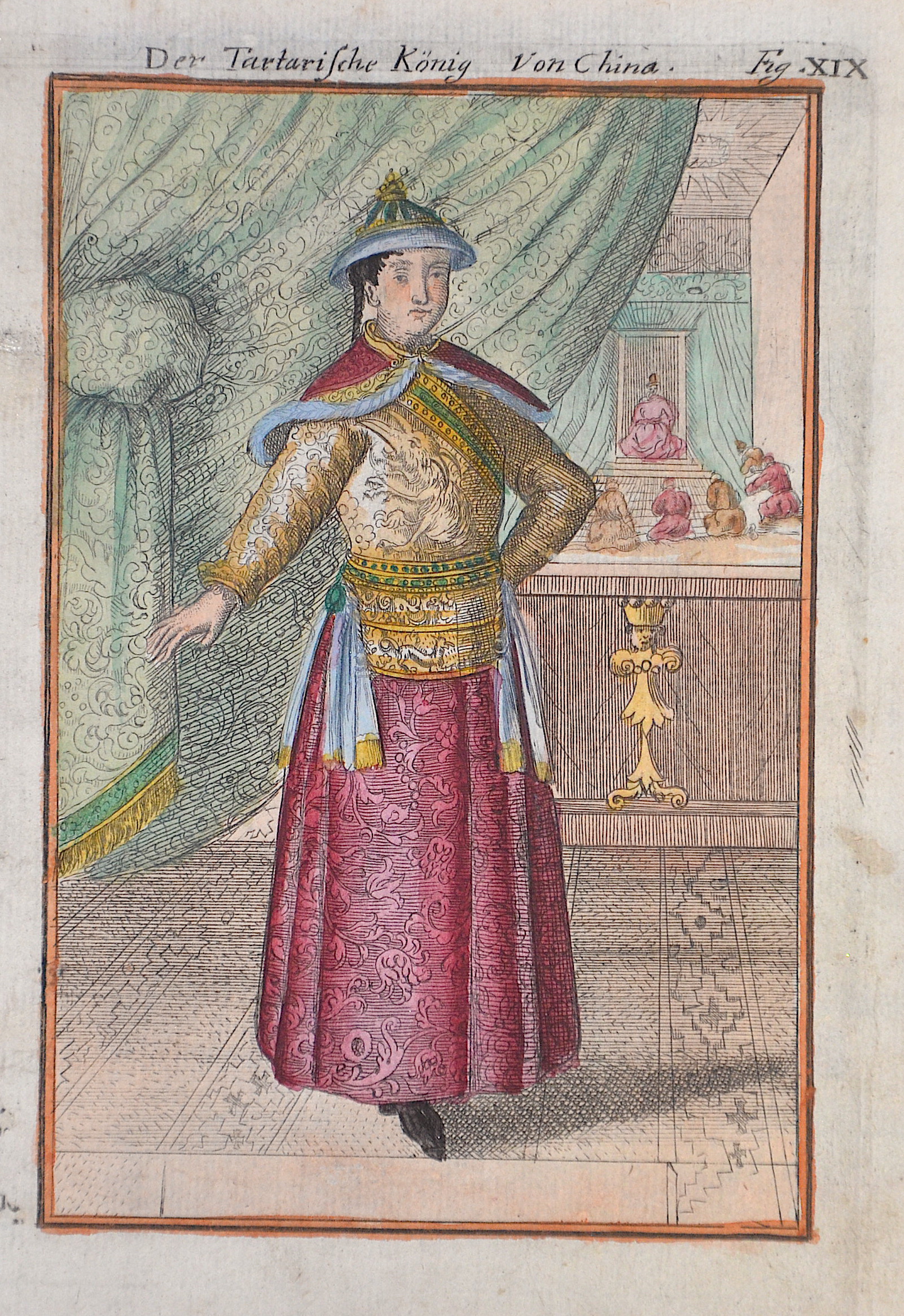 Mallet Alain Manesson Der Tartarische König von China. Fig. XIX