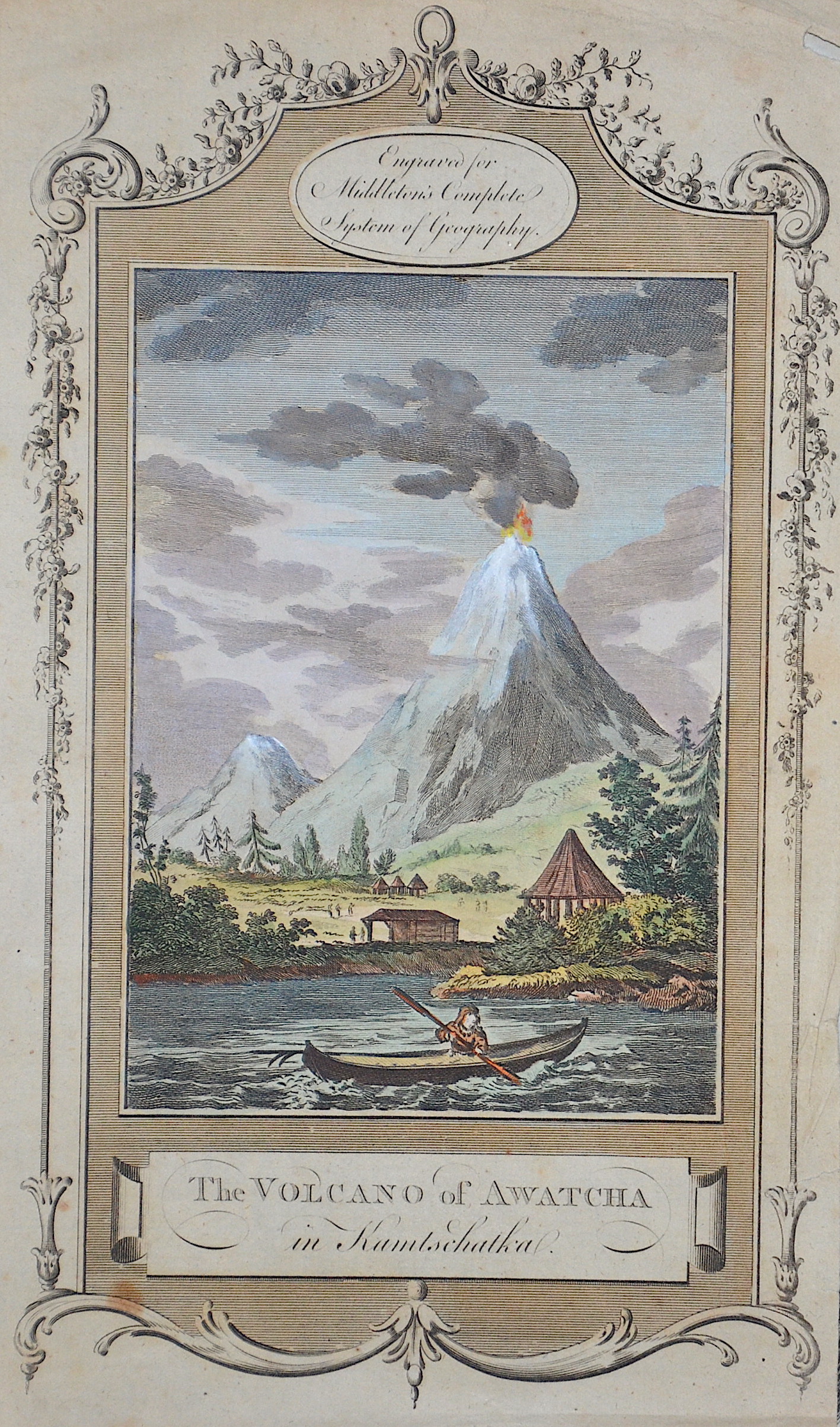 Middletons  The Volcano of Awatcha in Kamtschatka.