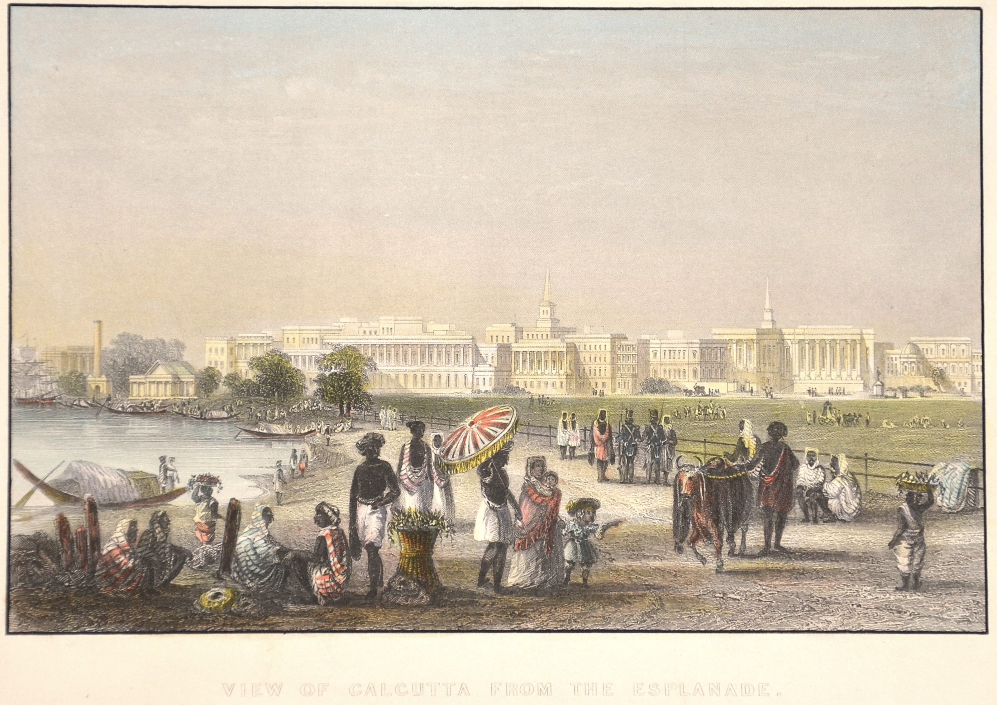Anonymus  View of Calcutta from the esplanade