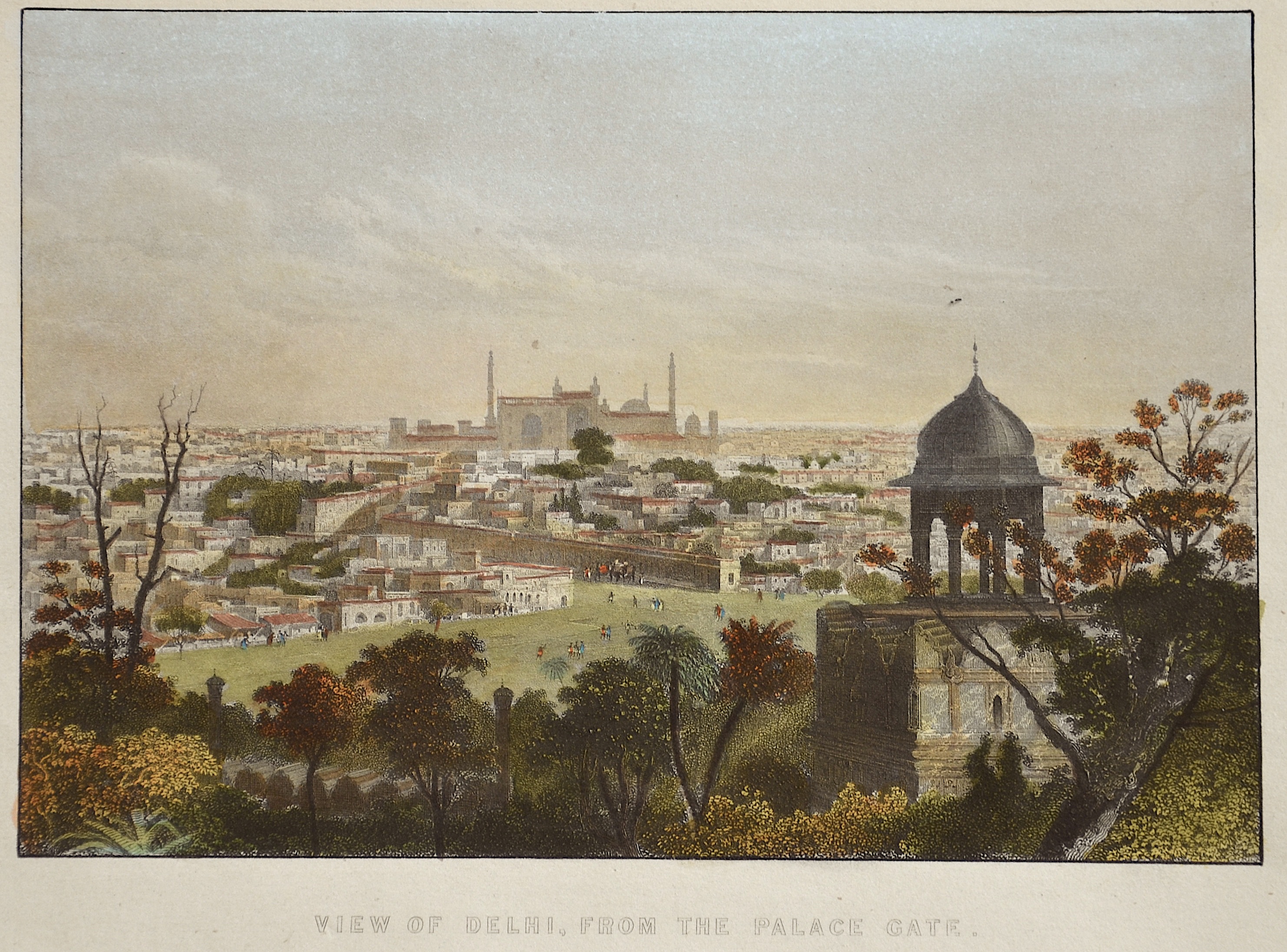 Anonymus  View of Delhi from the palace gate