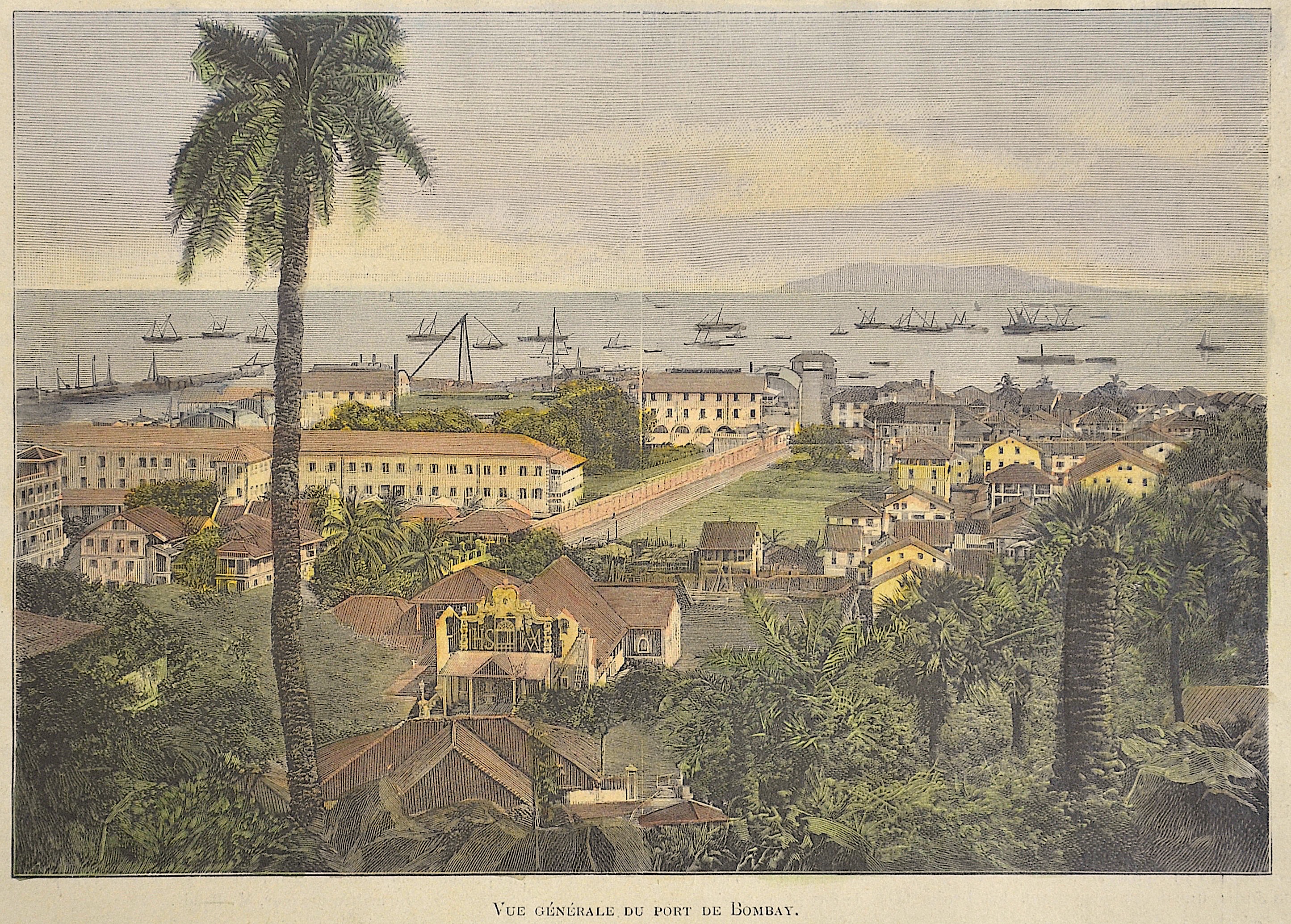 Anonymus  Vue Generale du Port de Bombay.