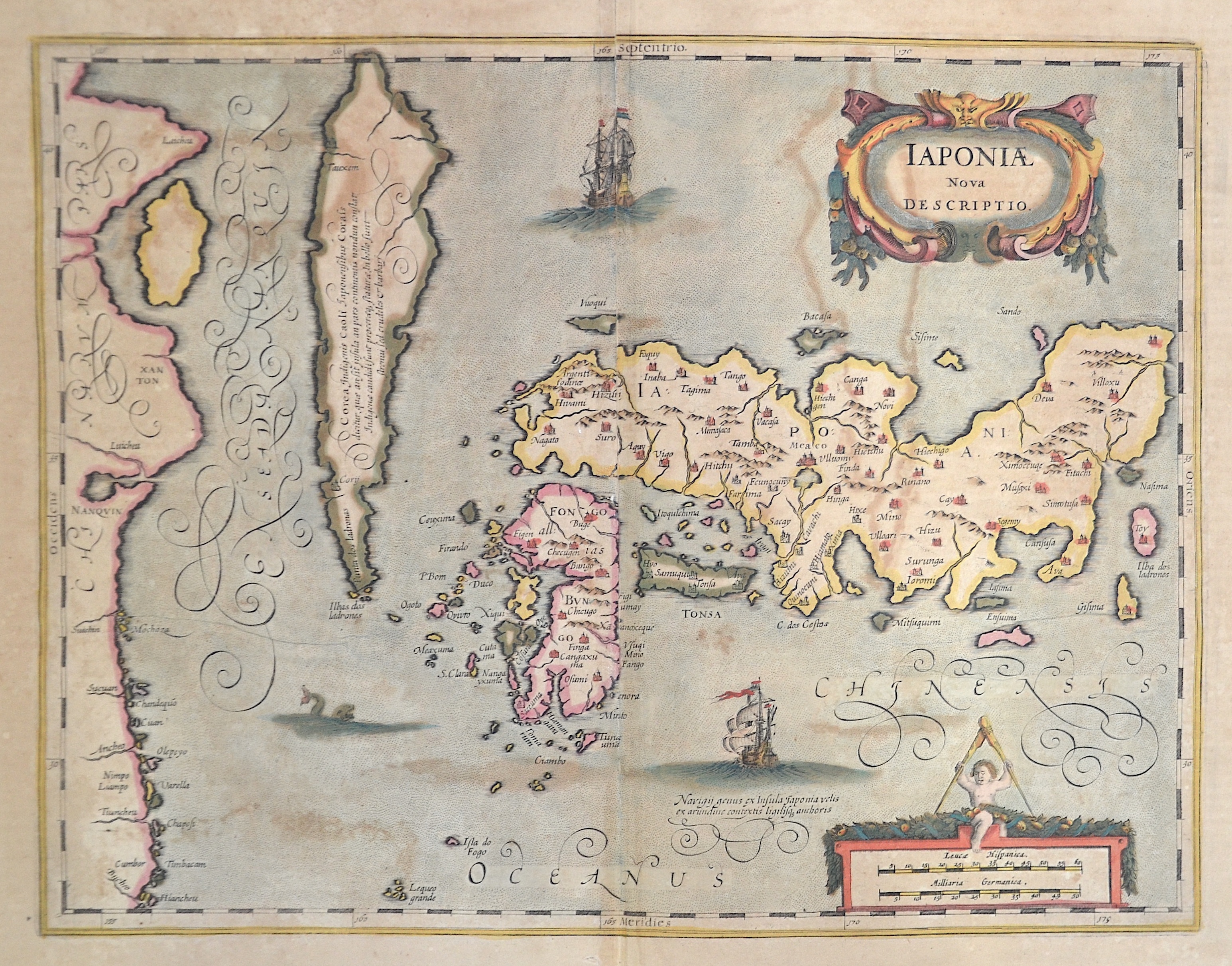 Janssonius/Mercator-Hondius, H.  Iaponie Nova Descriptio