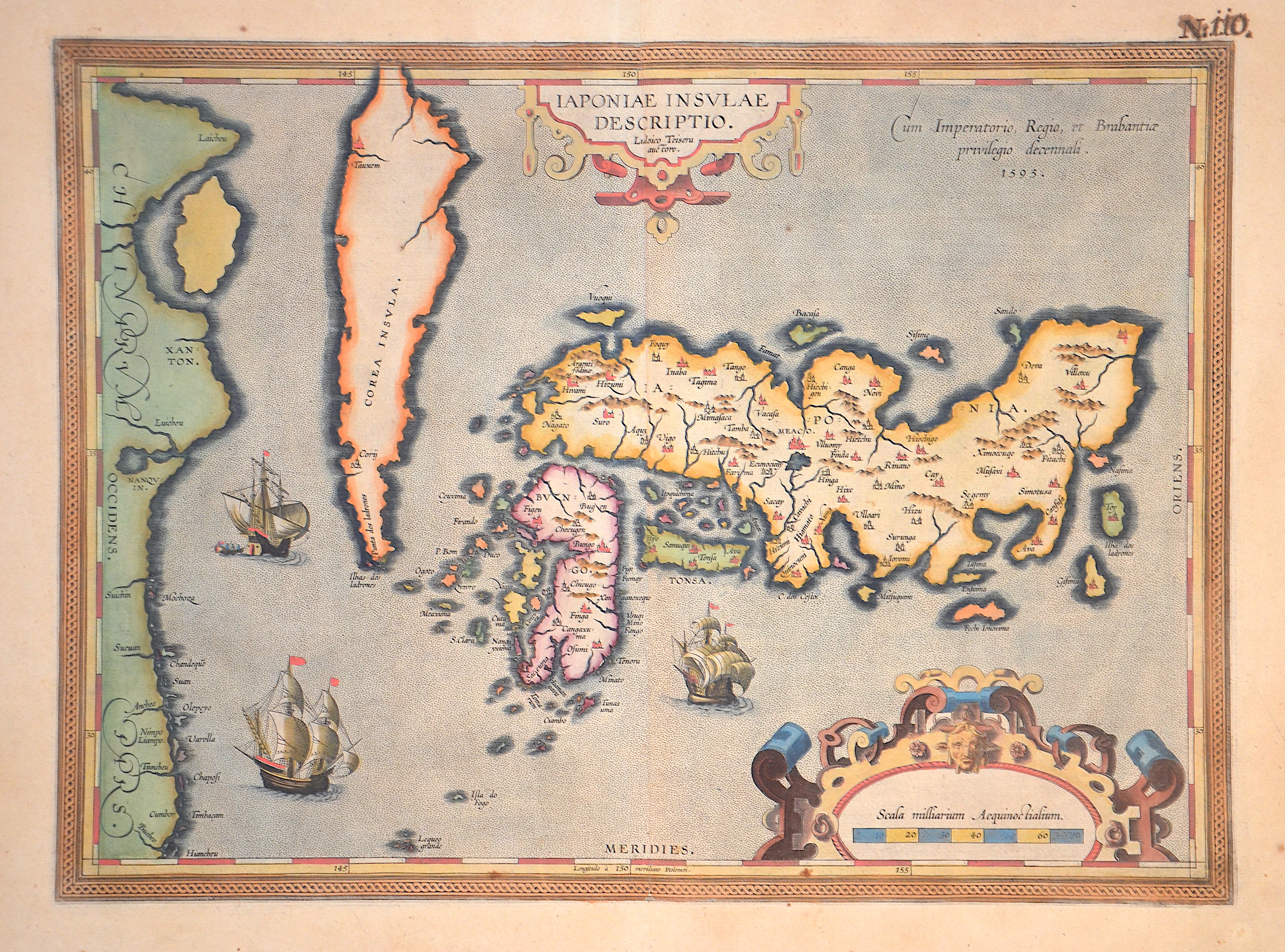 Ortelius Abraham Iaponiae insulae descriptio
