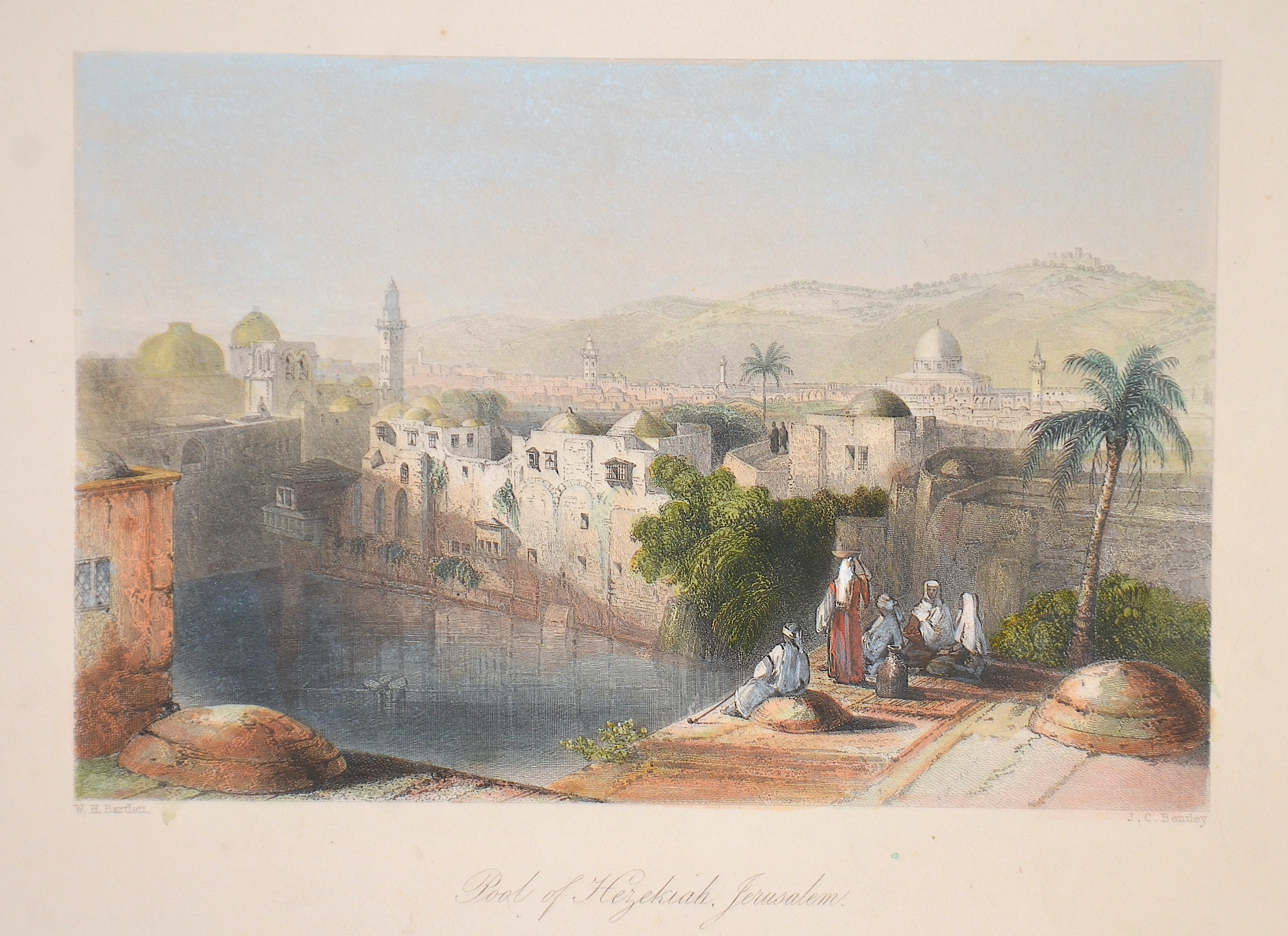 Bartlett Henry William Pool of Hezekiah, Jerusalem.