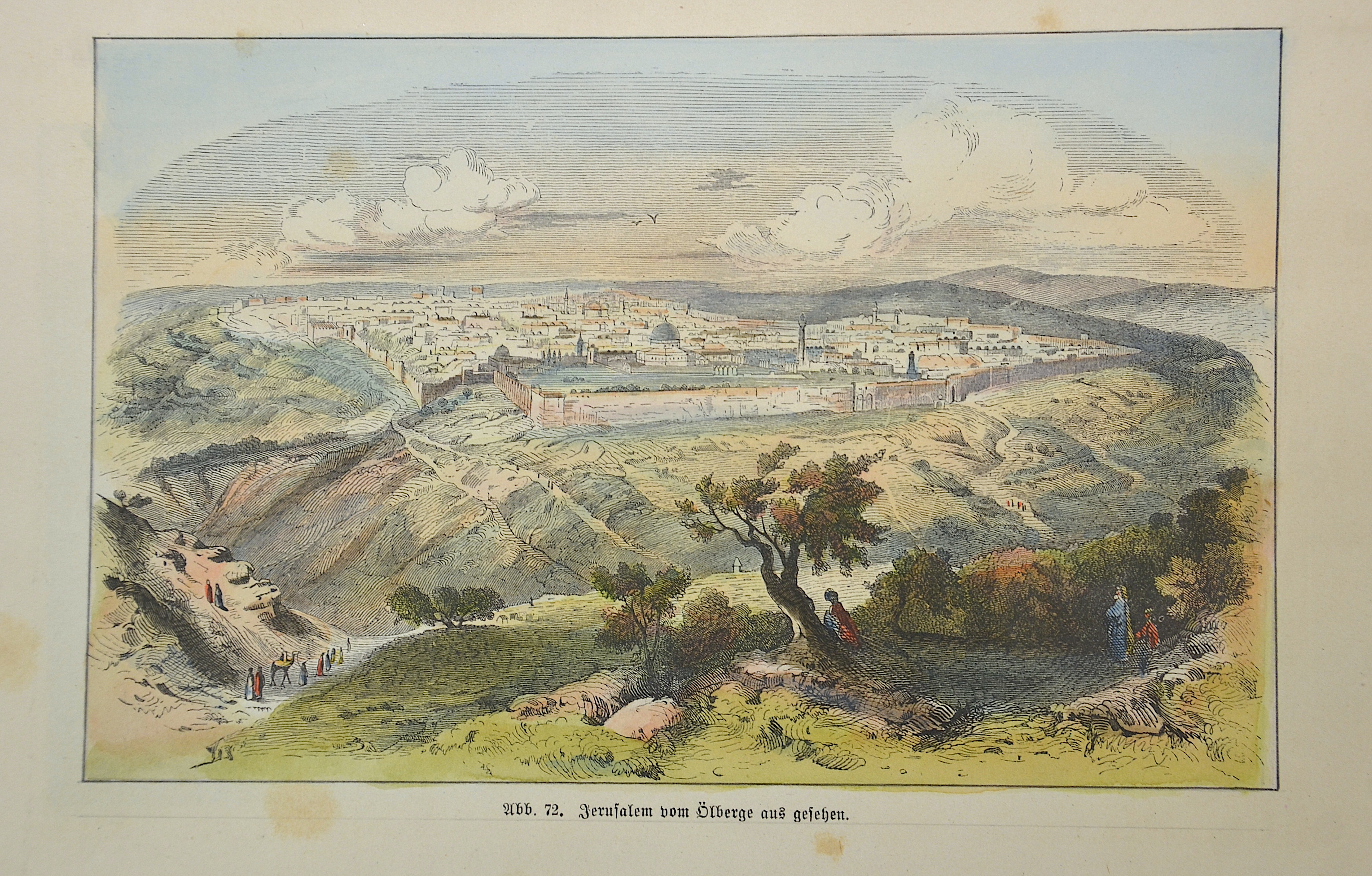 Anonymus Jerusalem vom Ölberge aus gesehen.