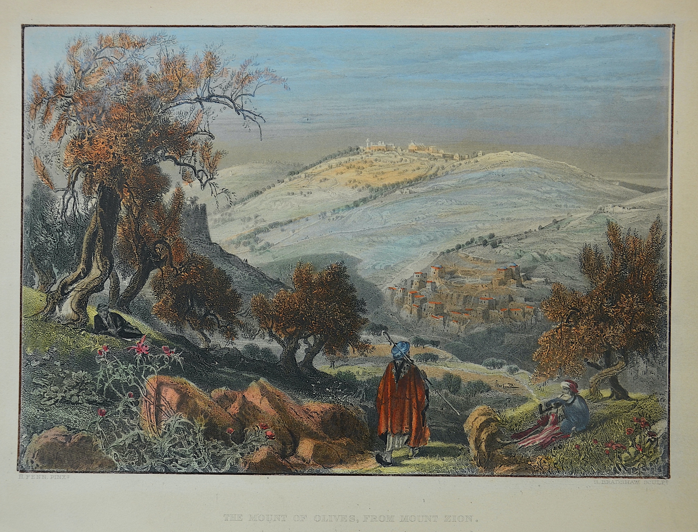 Bradshaw S. The Mount of Olives, From Mount Zion.