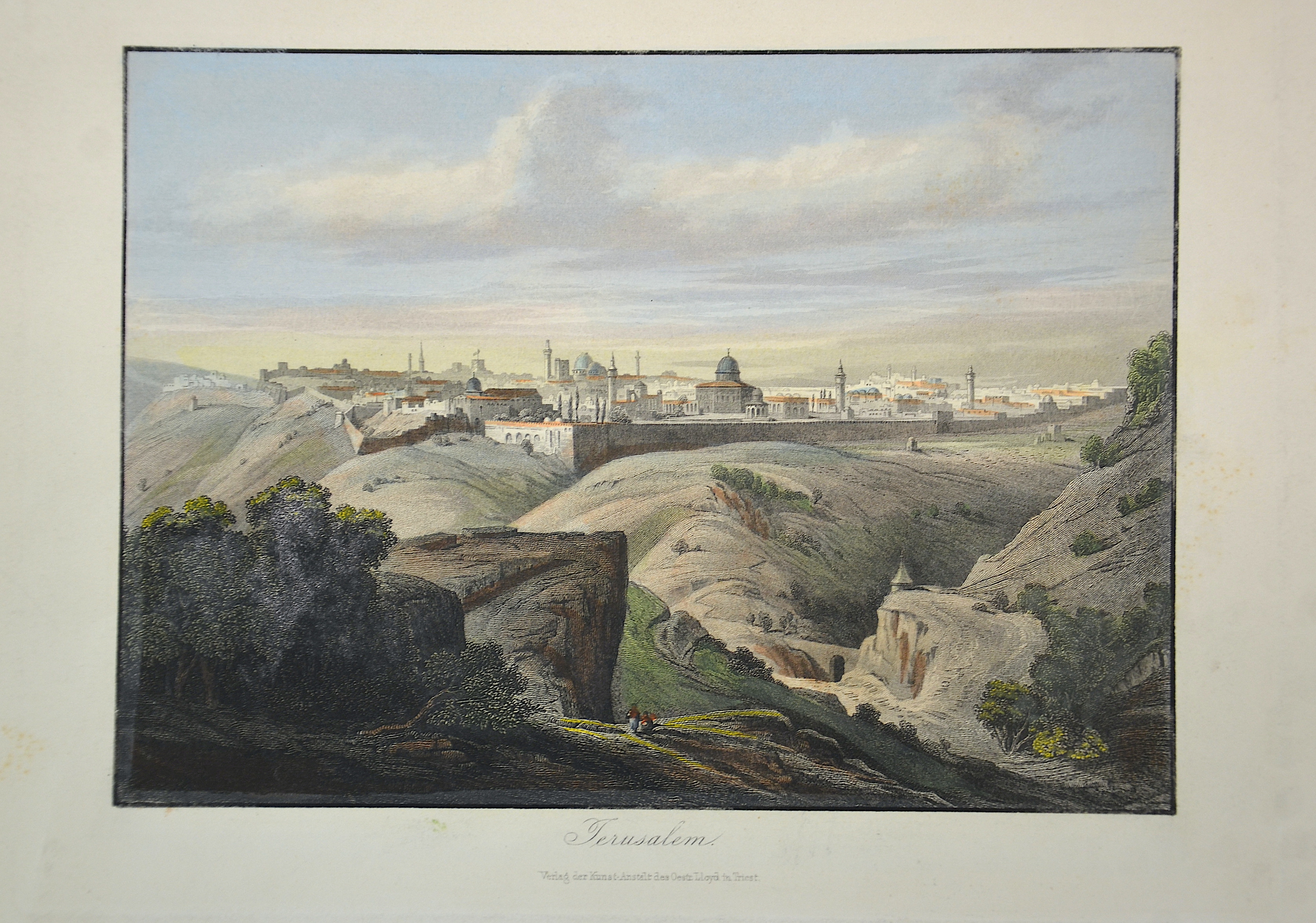 Kunstanstalt d. Oestr. Lloyd Jerusalem.