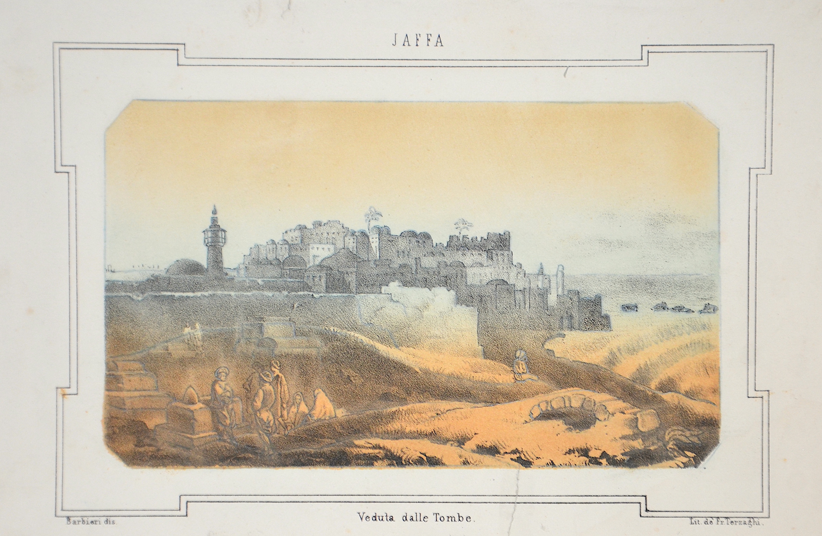 Terzaghi Jaffa / Veduta dalle Tombe.