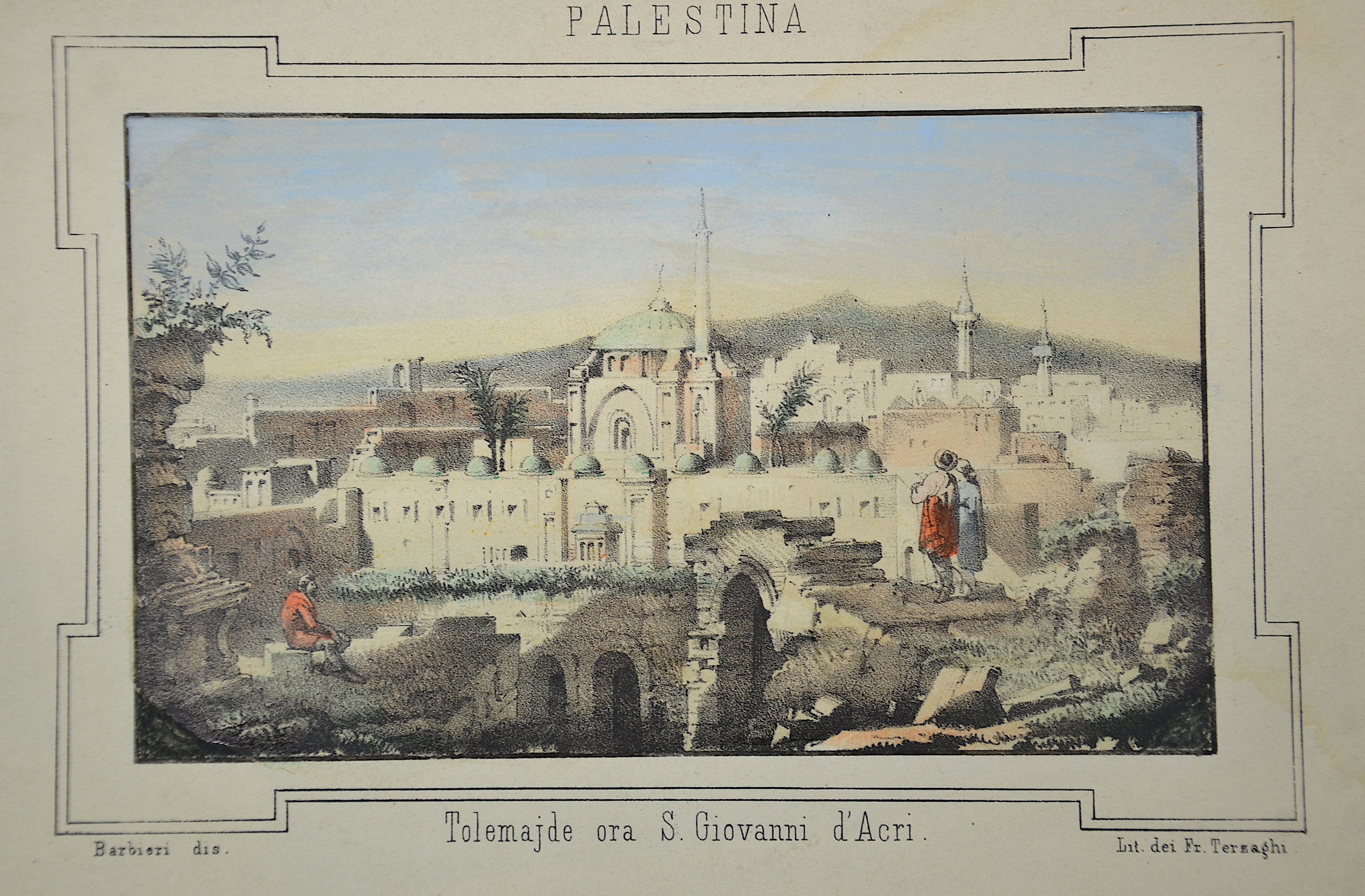 Terzaghi Palestina / Tolemajde ora S. Giovanni d’Acri.
