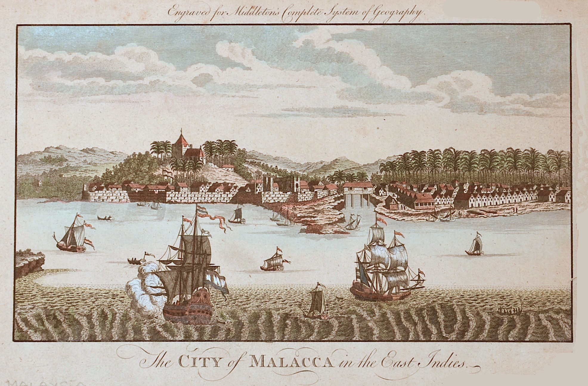 Middleton  The City of Malacca in the East Indies.