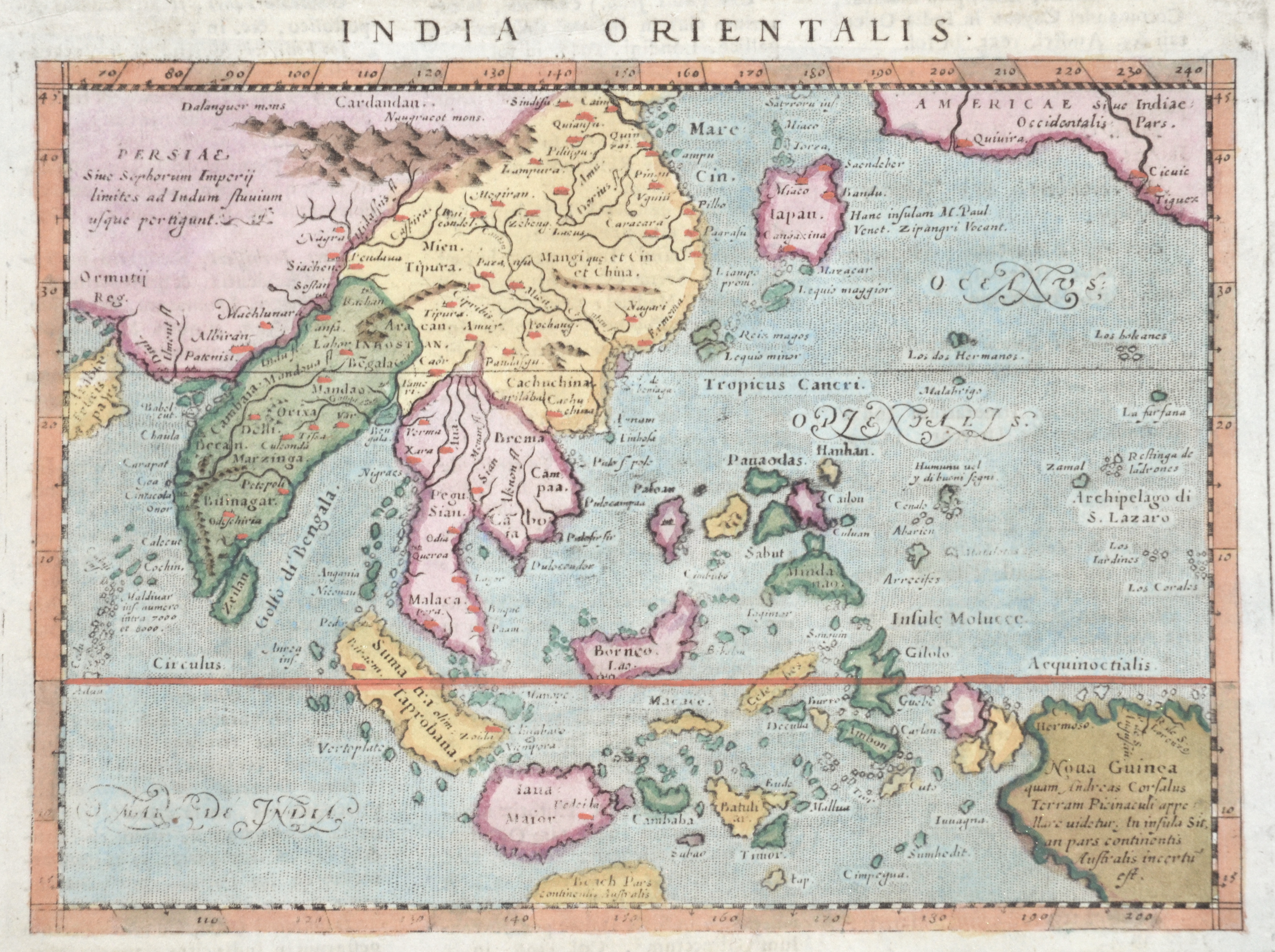 Valegio  India Orientalis.
