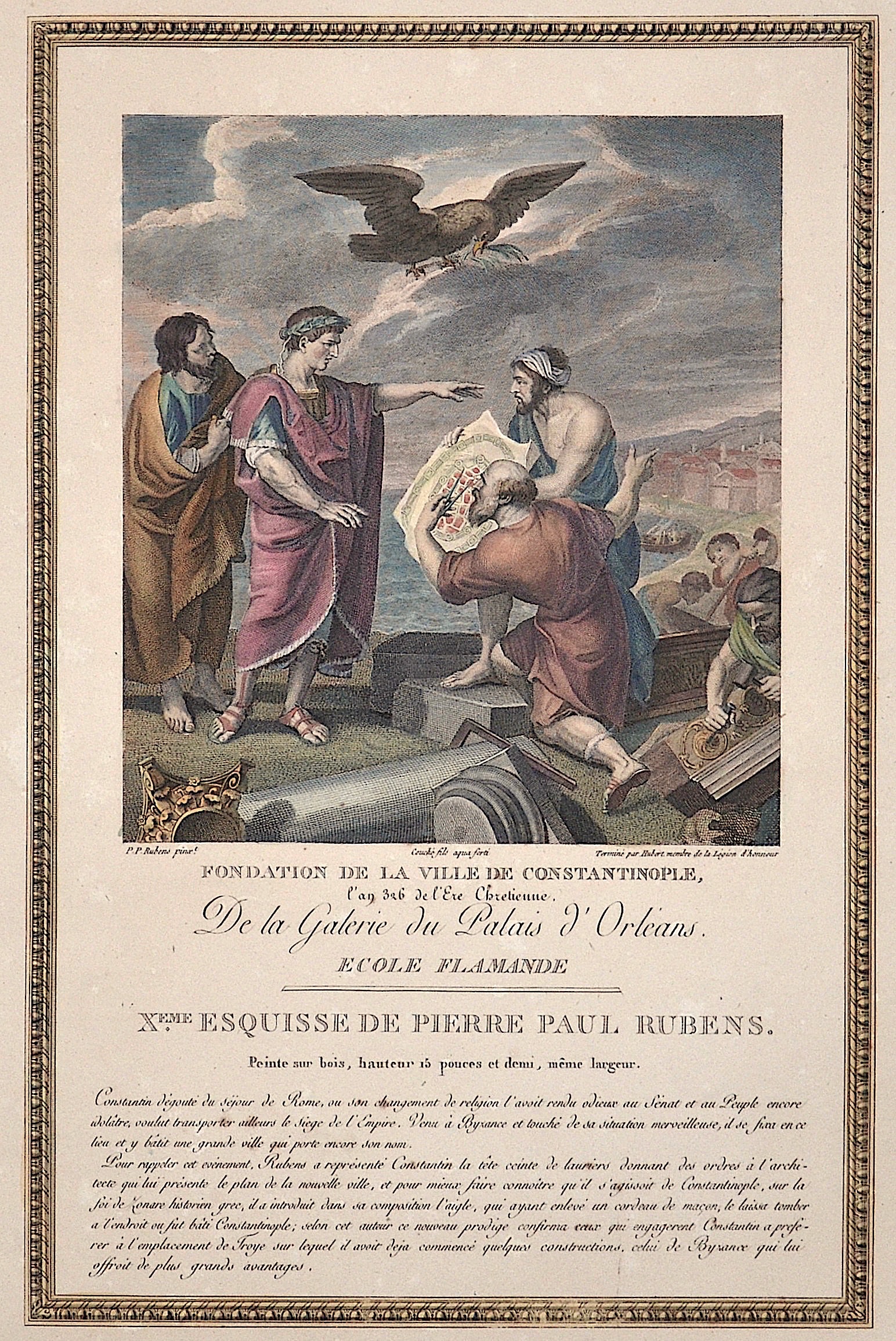 Rubens Pierre Paul Fondation de la ville de Constantinople, l‘ an 326 del Ere Chretienne.