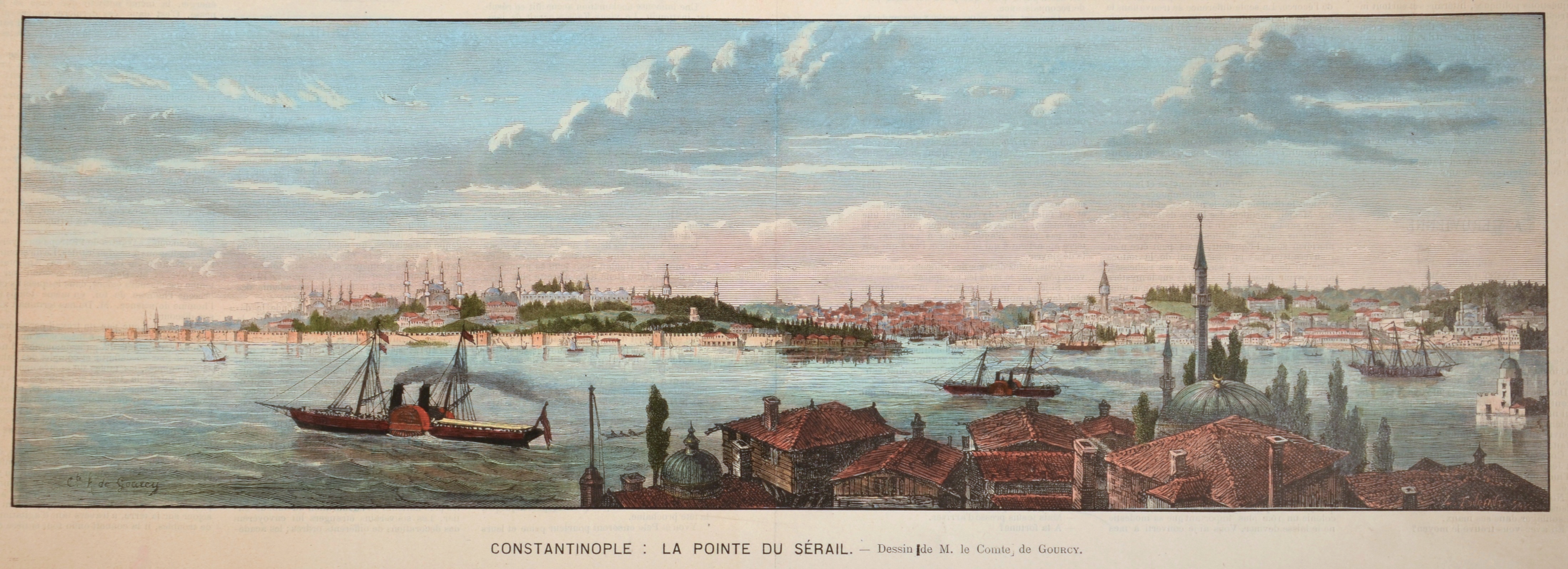 Tourfaut L. Constantinople: la Ponte du Sérail.
