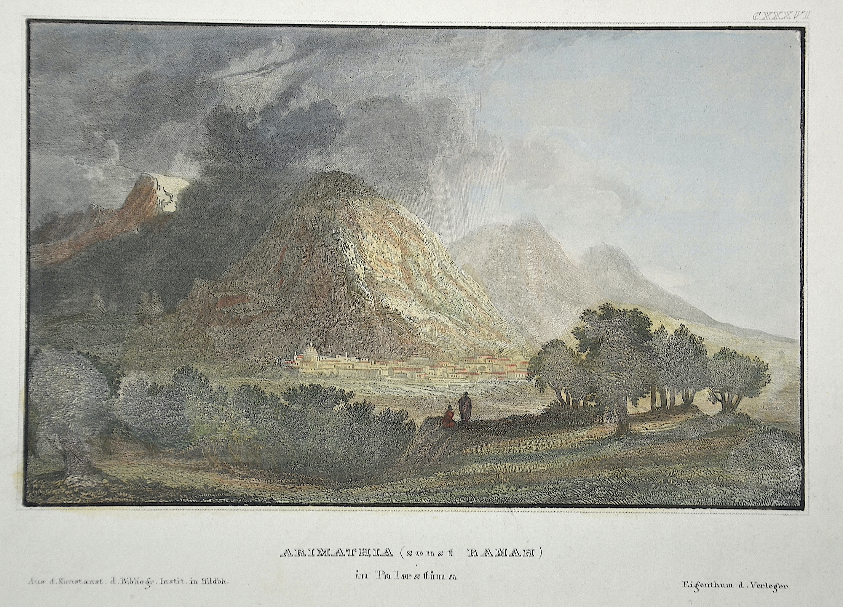 Kunstanstalt Hildburghausen Arimathia (sonst Ramah) in Palaestina