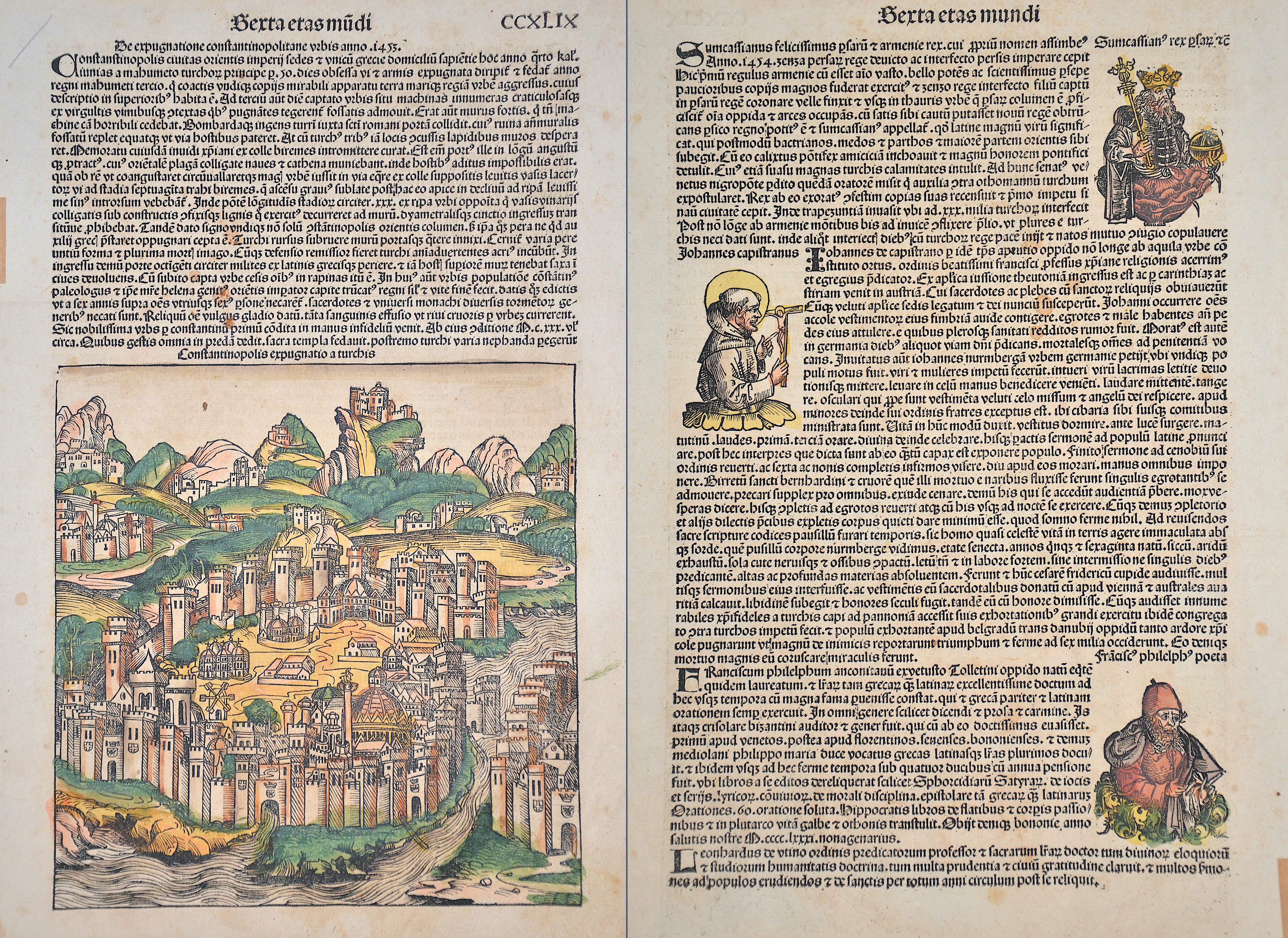 Schedel Hartman Constantinopolis expugnatio a turchis.