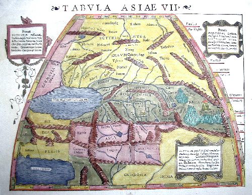 Ptolemy/Münster Sebastian Claudius Tabula Asiae VII
