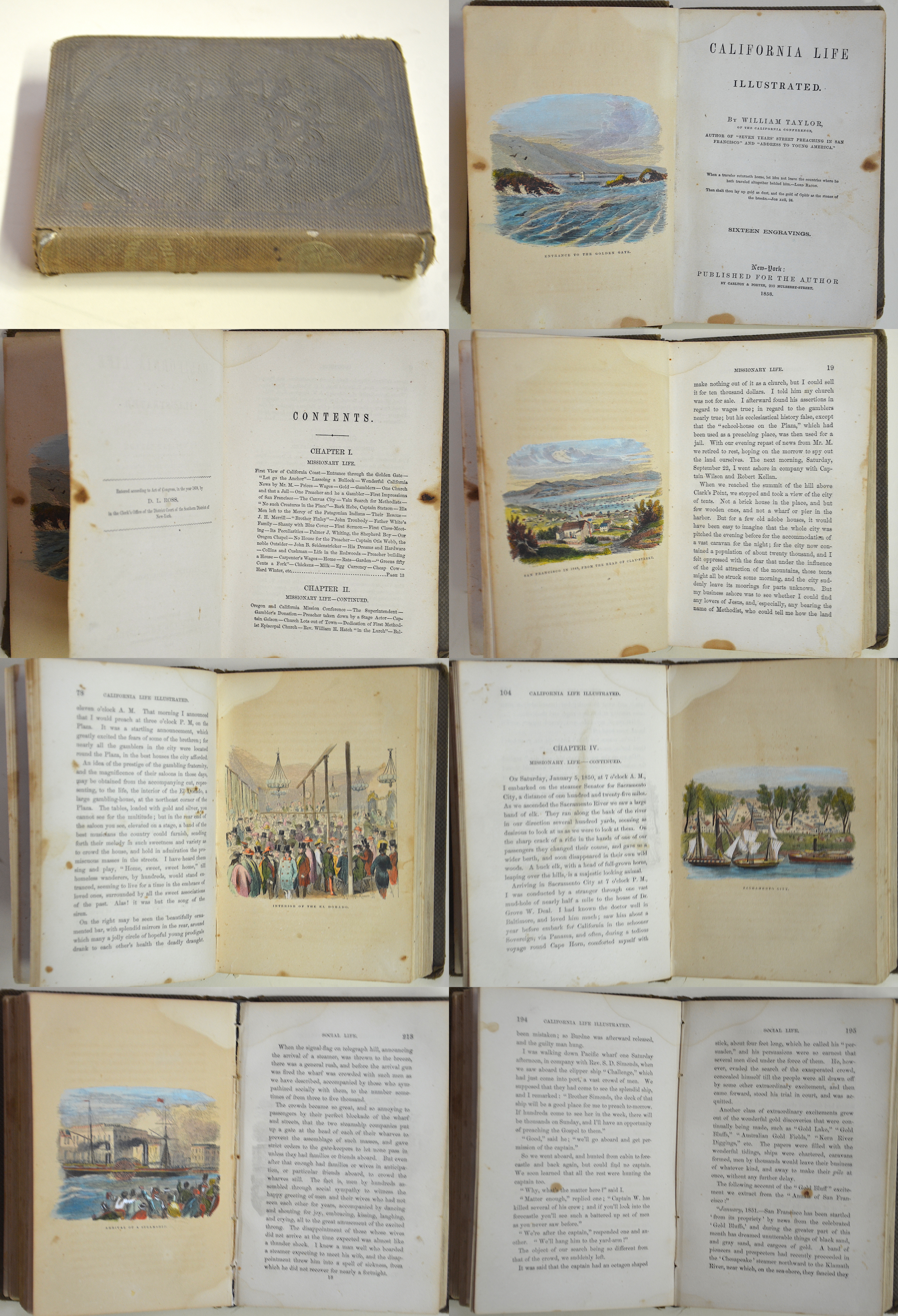 Taylor  California life Illustrated. By William Taylor,..