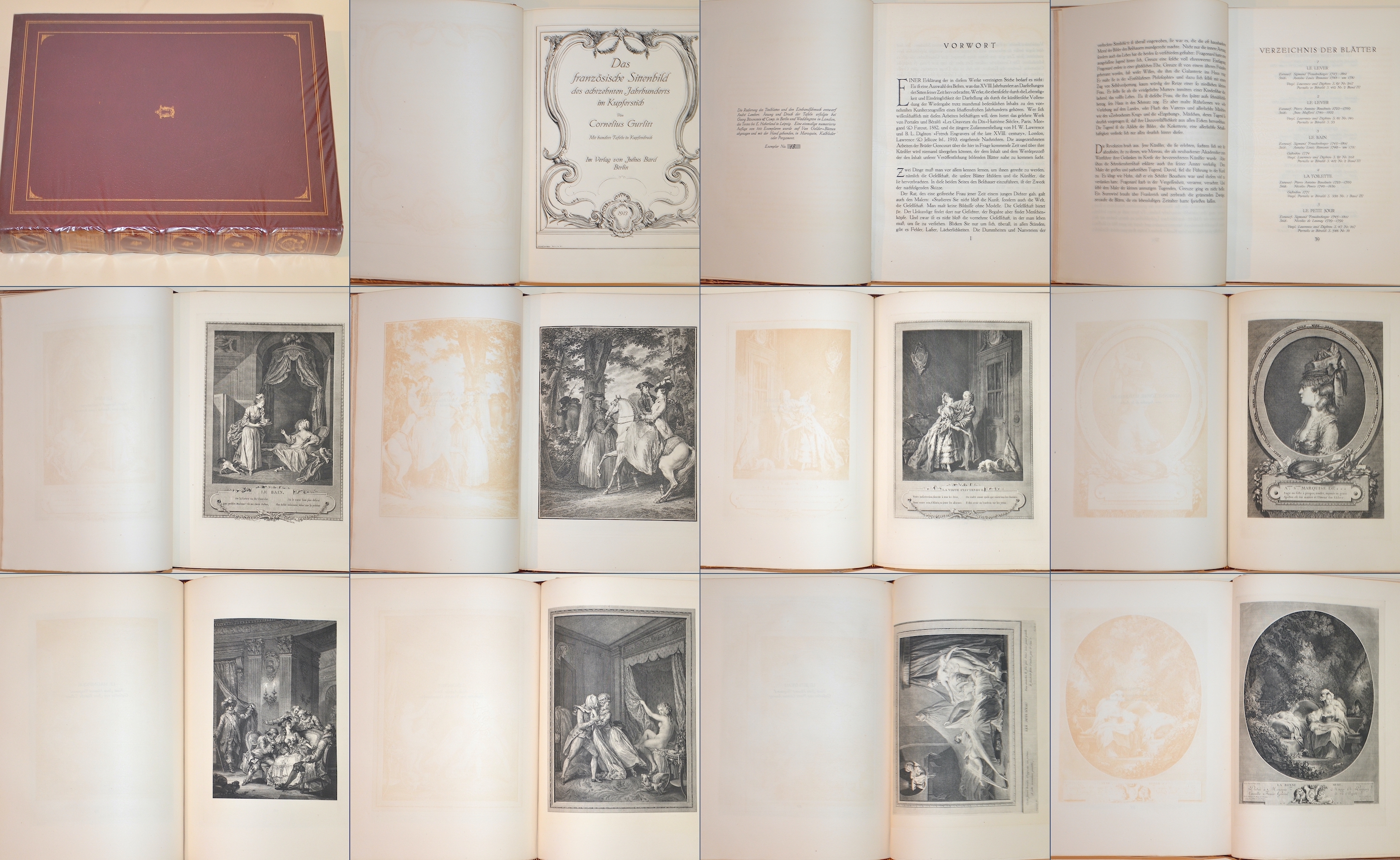 Gurlitt Das französische Sittenbild des achtzehnten Jahrhunderts im Kupferstich von Cornelius Gurlitt