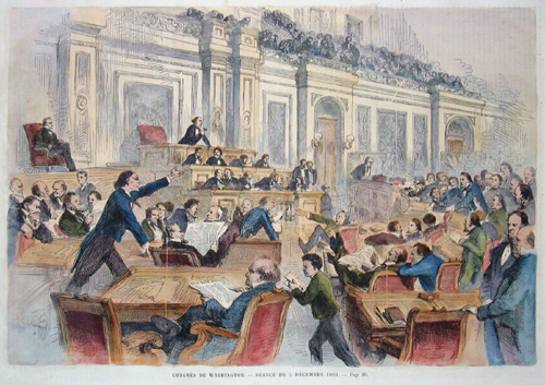 Anonymus  Congres des Washington seance du 5. Decembre 1861