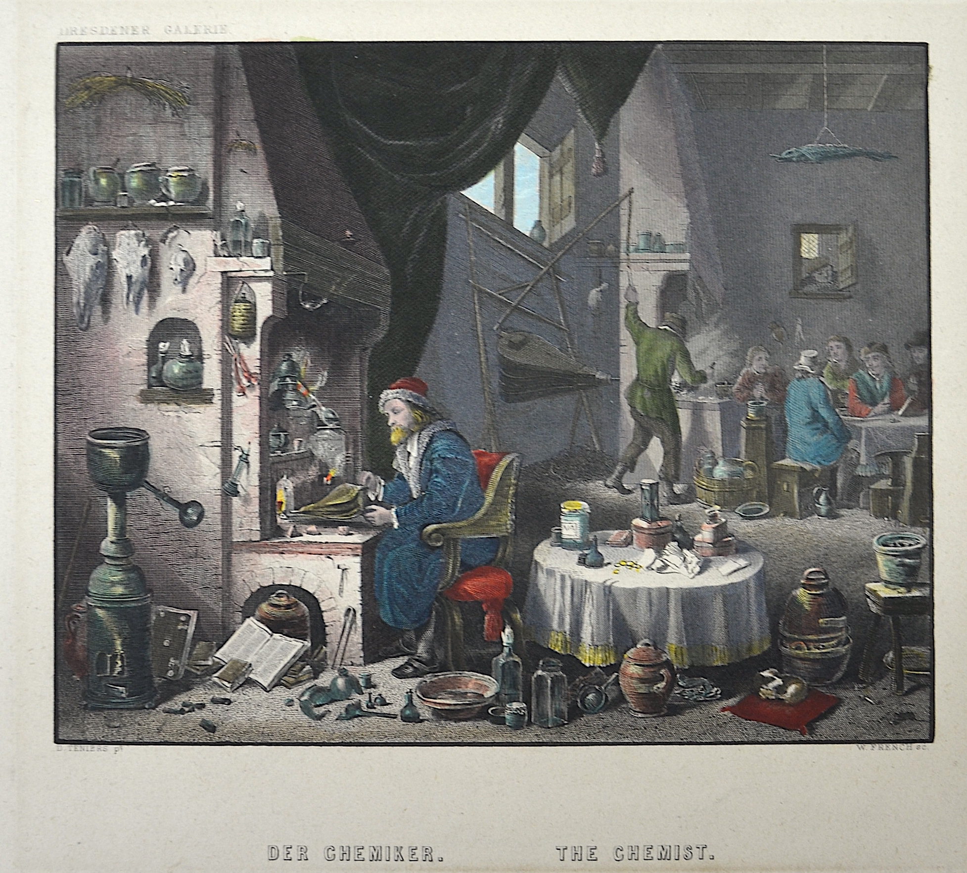 French Der Chemiker. The Chemist.