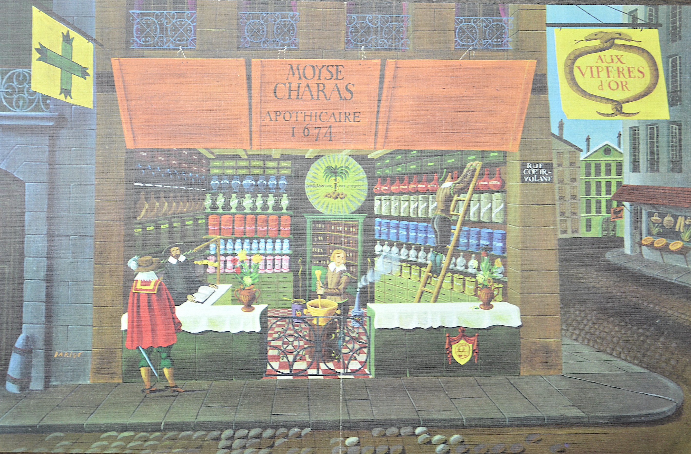 Rousse- Laboratoires Pharmacie du XVII siecle