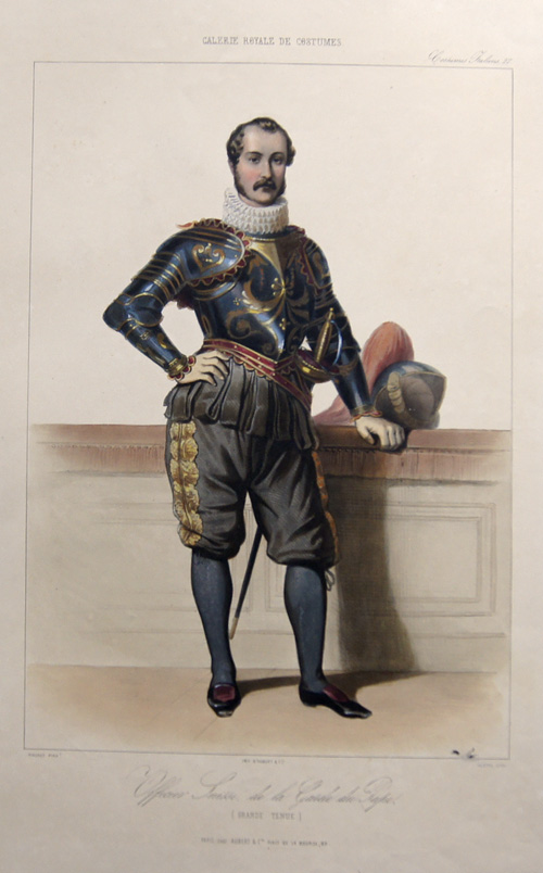 Aubert/ Pingret  Officier Suisse, de la Garde du Pape, (Grande Tenue.)