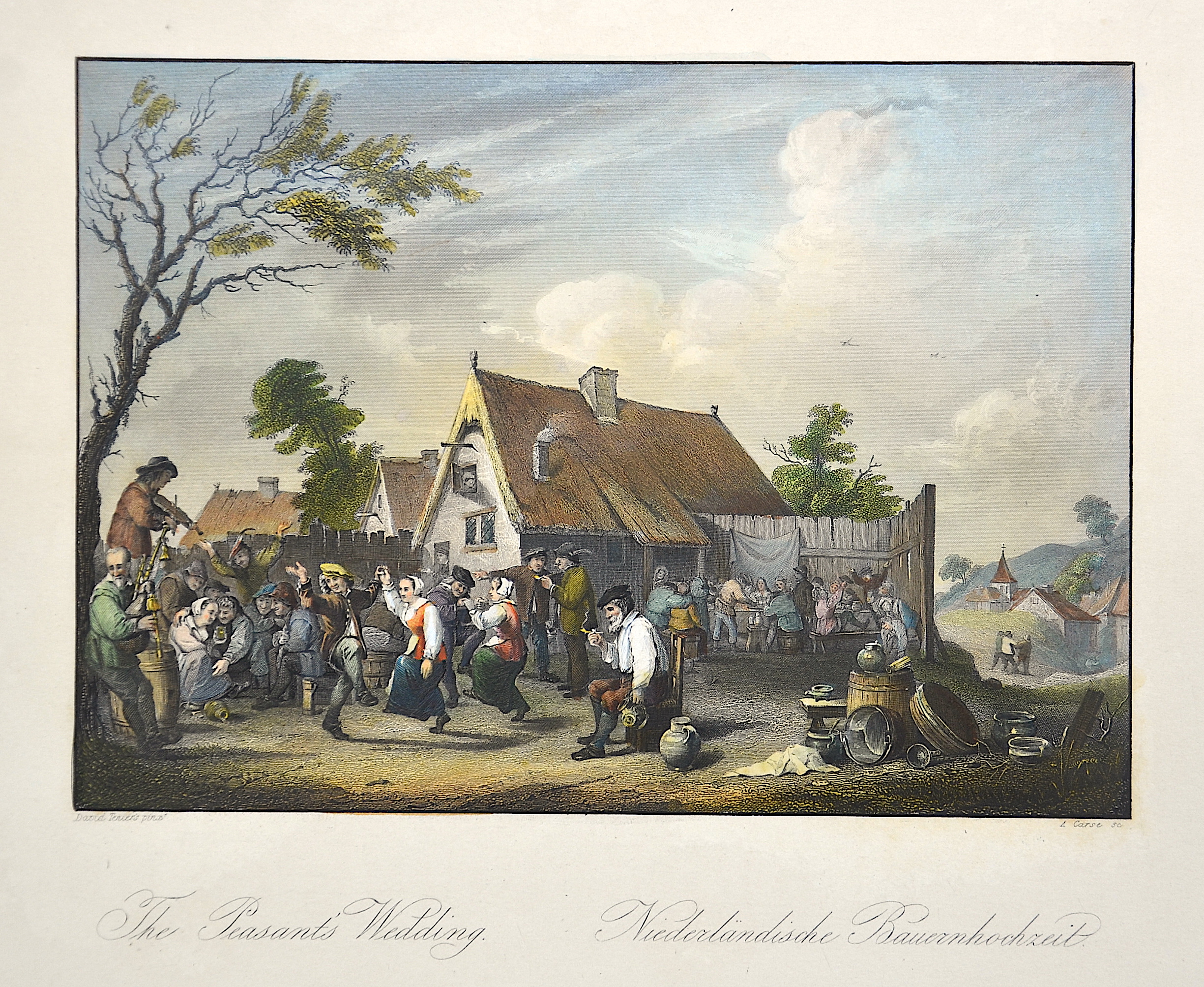 Carse The Peasant’s Wedding. Niederländische Bauernhochzeit.