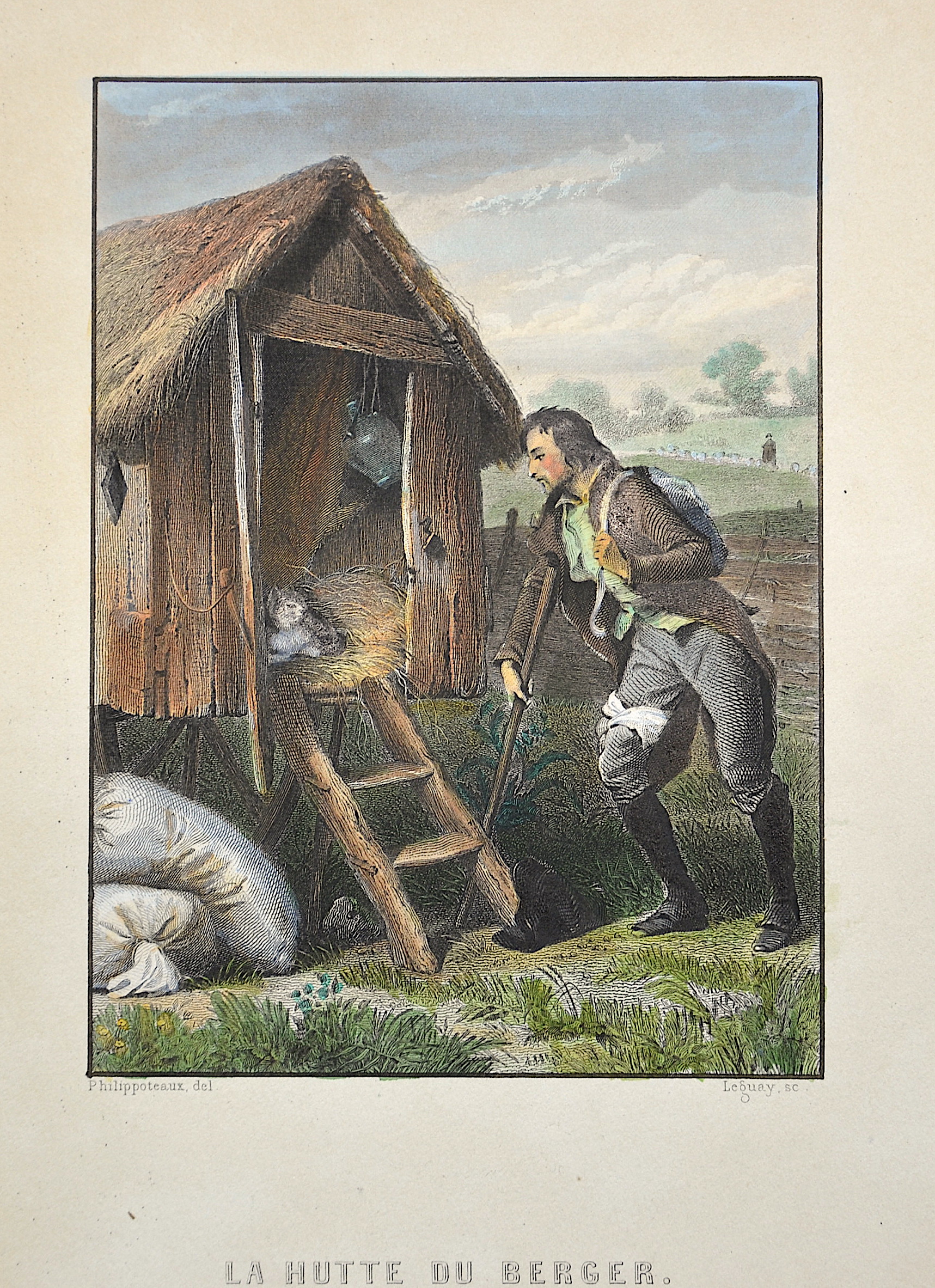 Leguay La hutte du berger.