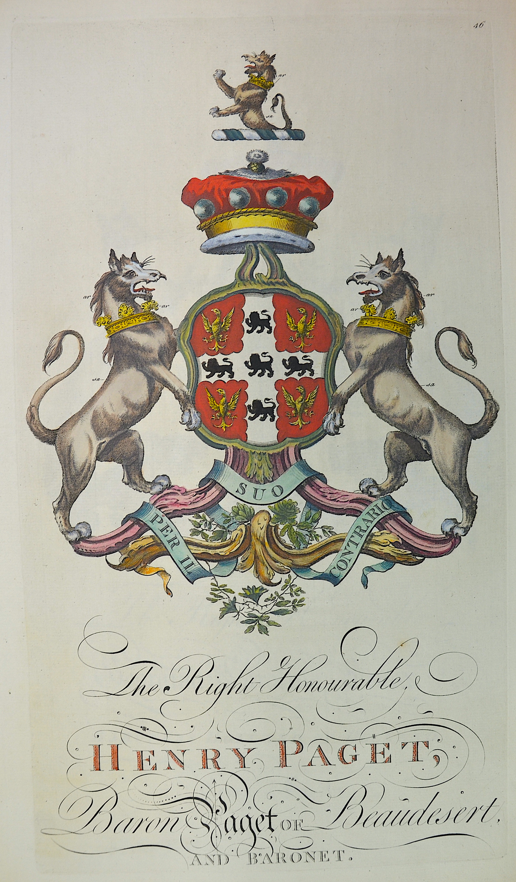 Edmondson The Right Honourable Henry Paget, Baron Paget of Beaudestert and Baronet.