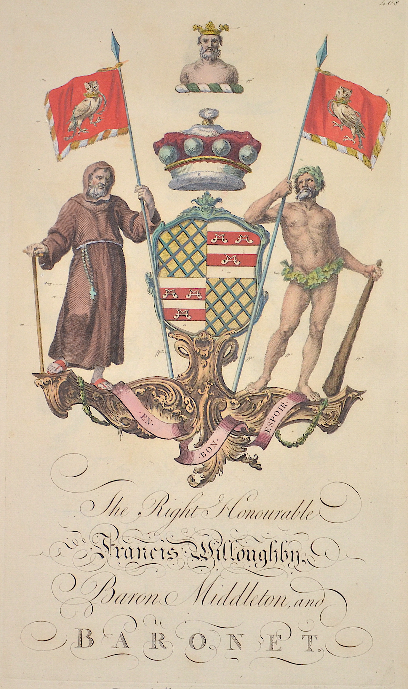 Edmondson Joseph The Rights Honourable Francis Willoughby, Baron Middleton, and Baronet.