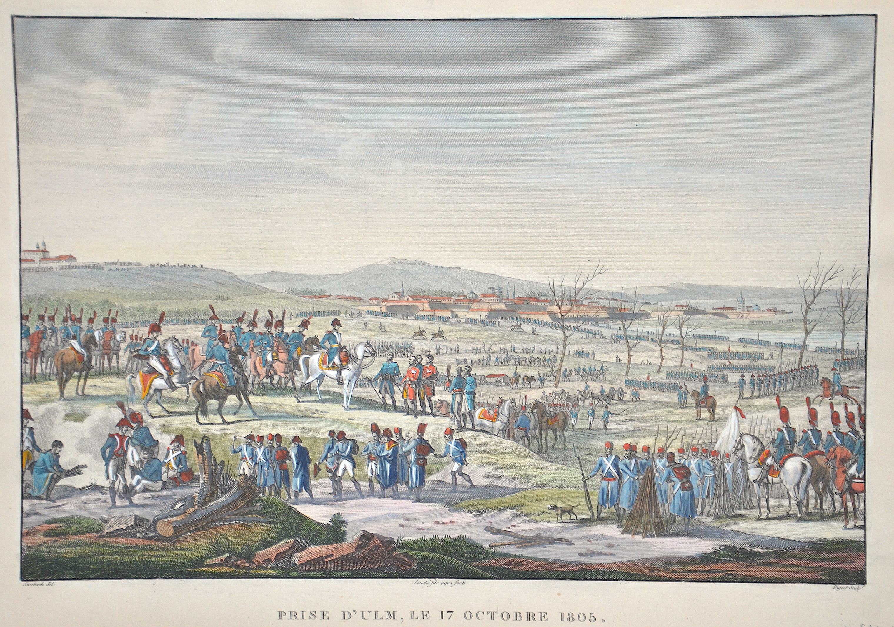Swebach  Prise d´Ulm le 17 Octobre 1805.